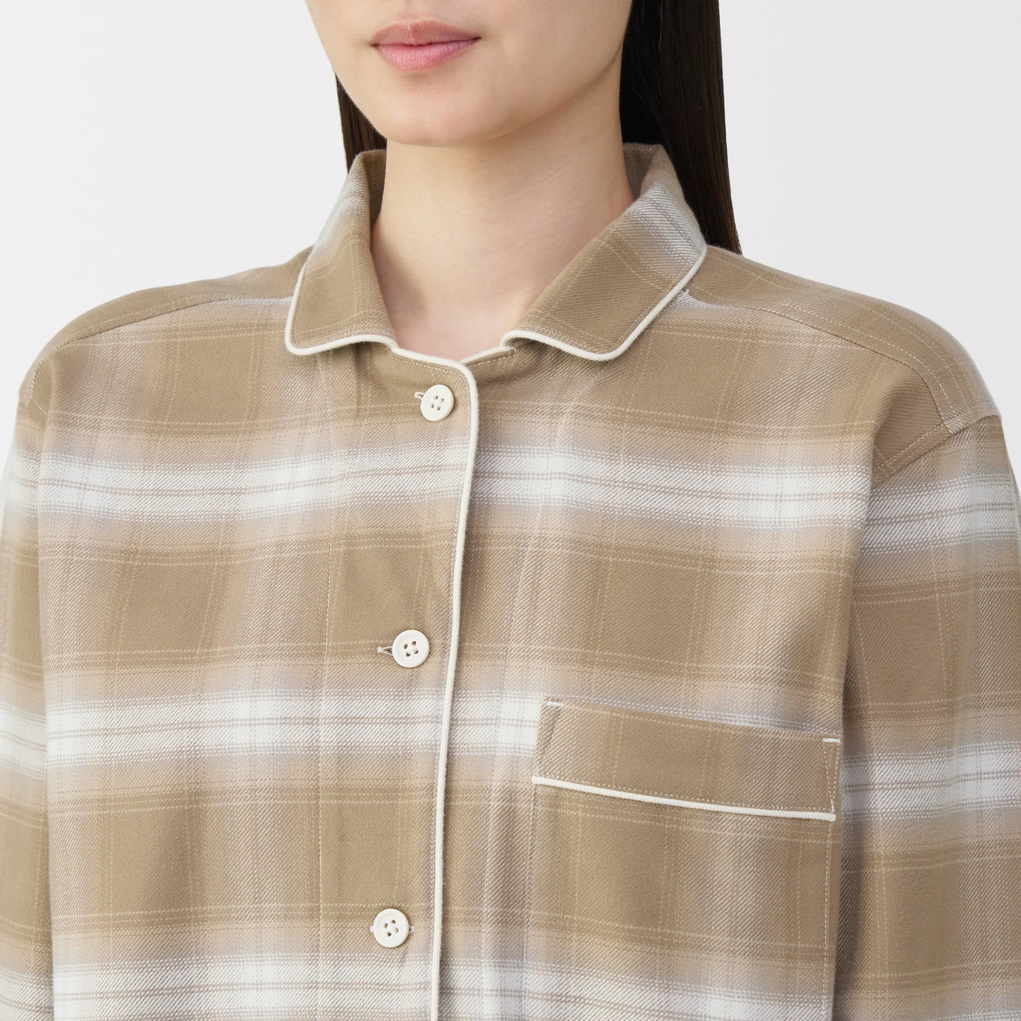 Side Seamless Flannel Pajamas - Image 8