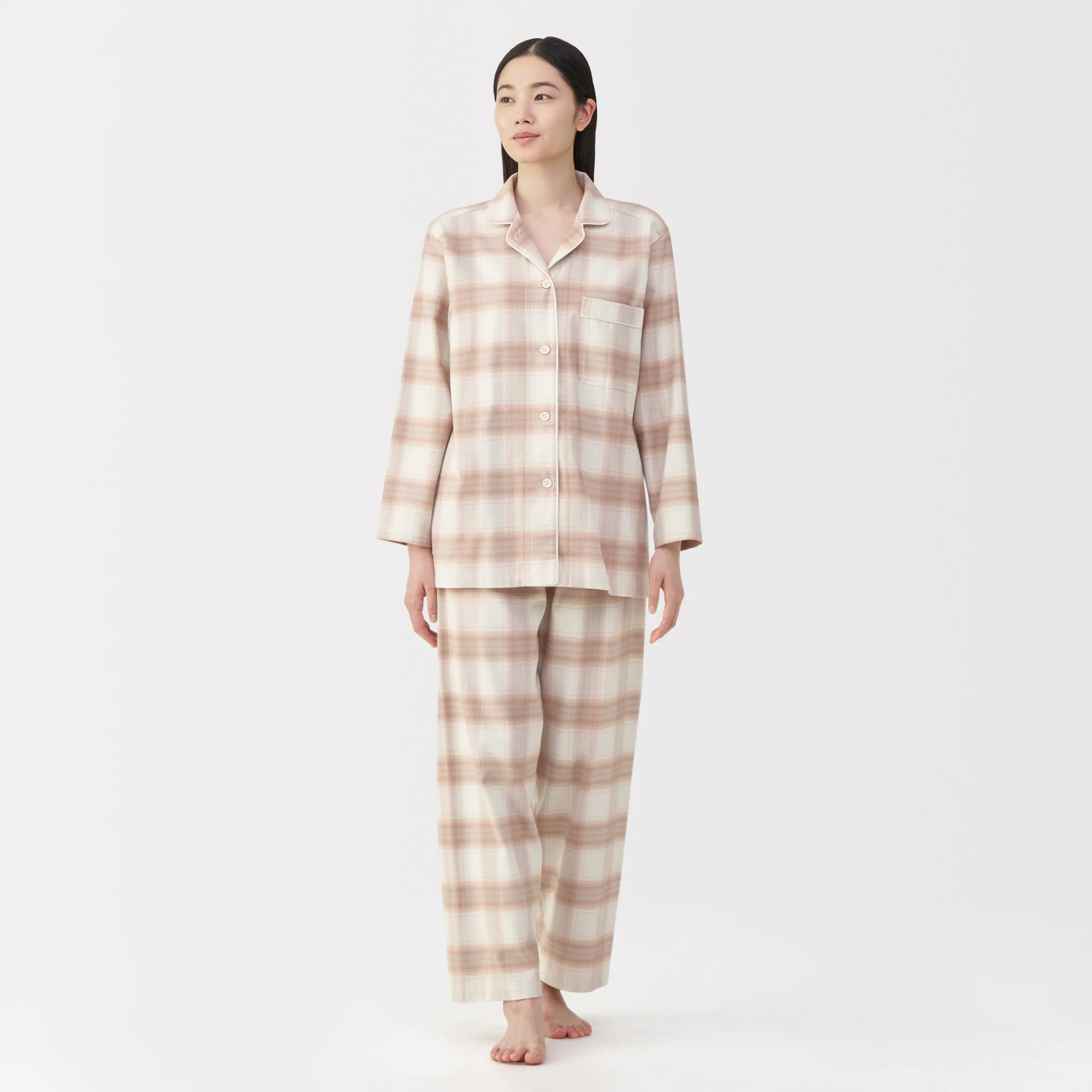 Side Seamless Flannel Pajamas - Image 81