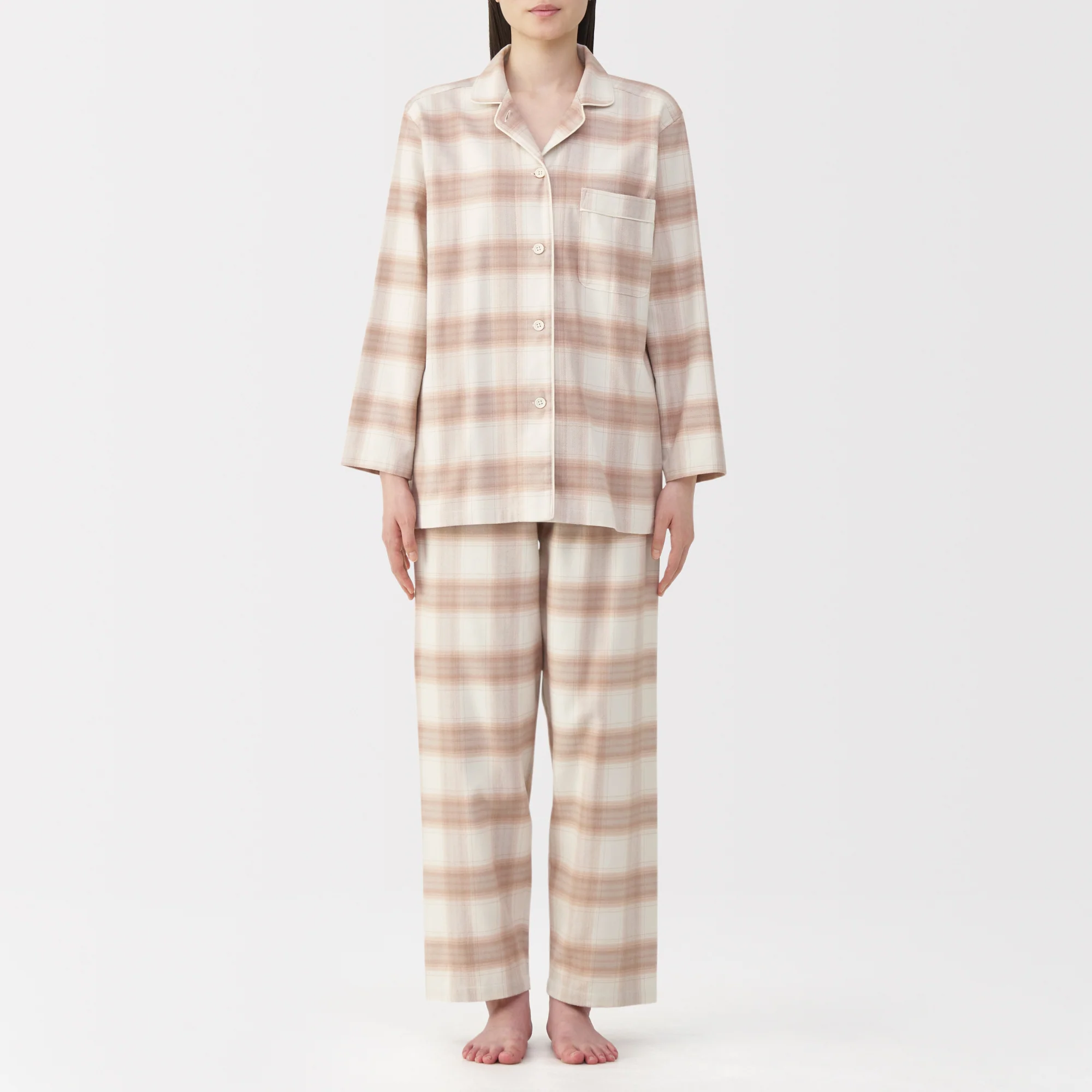 Side Seamless Flannel Pajamas - Image 82