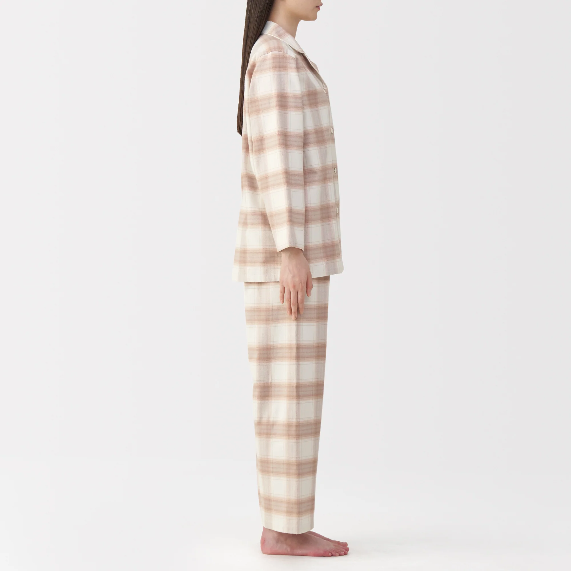 Side Seamless Flannel Pajamas - Image 83