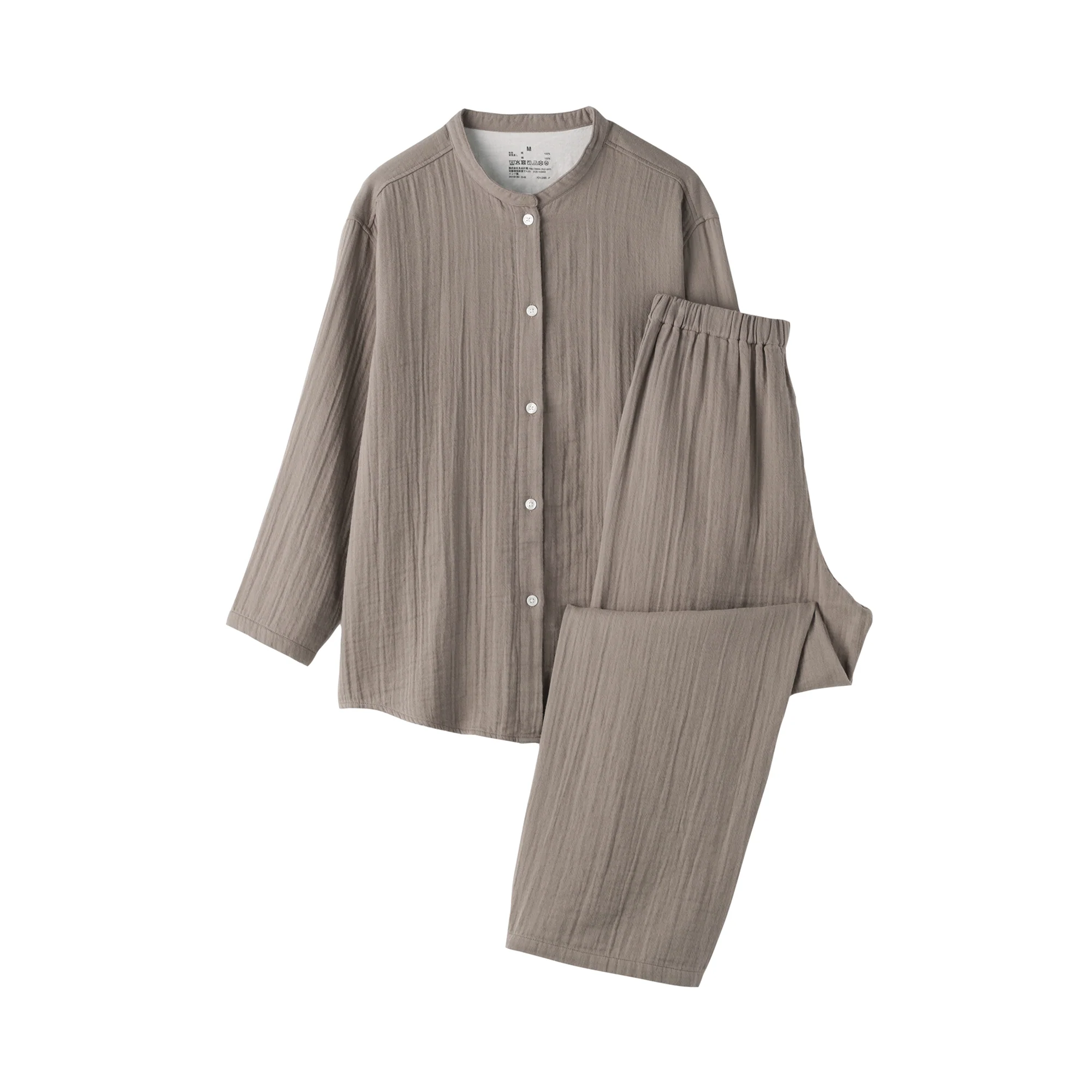 Side Seamless Gauze Pajamas - Image 24