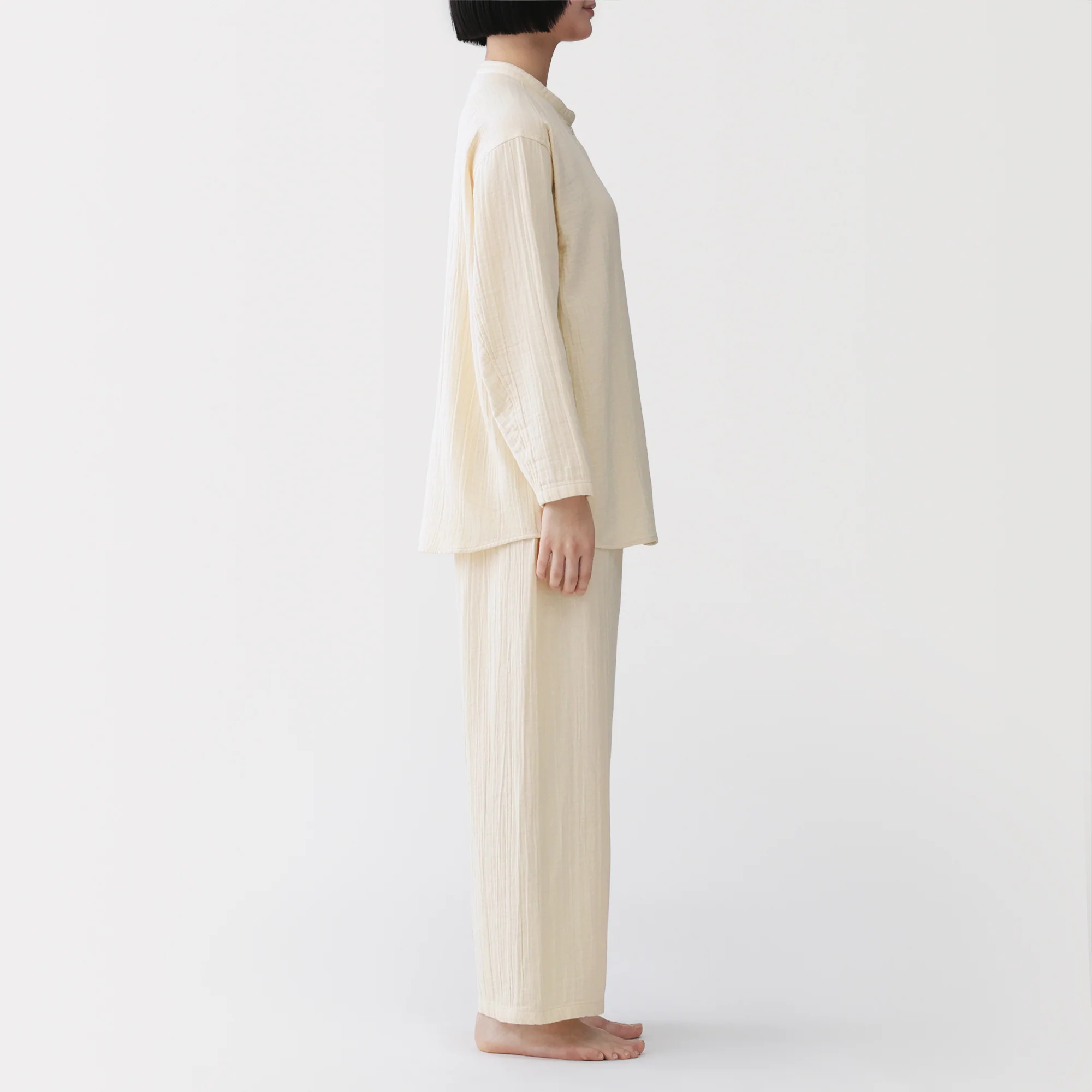 Side Seamless Gauze Pajamas - Image 26