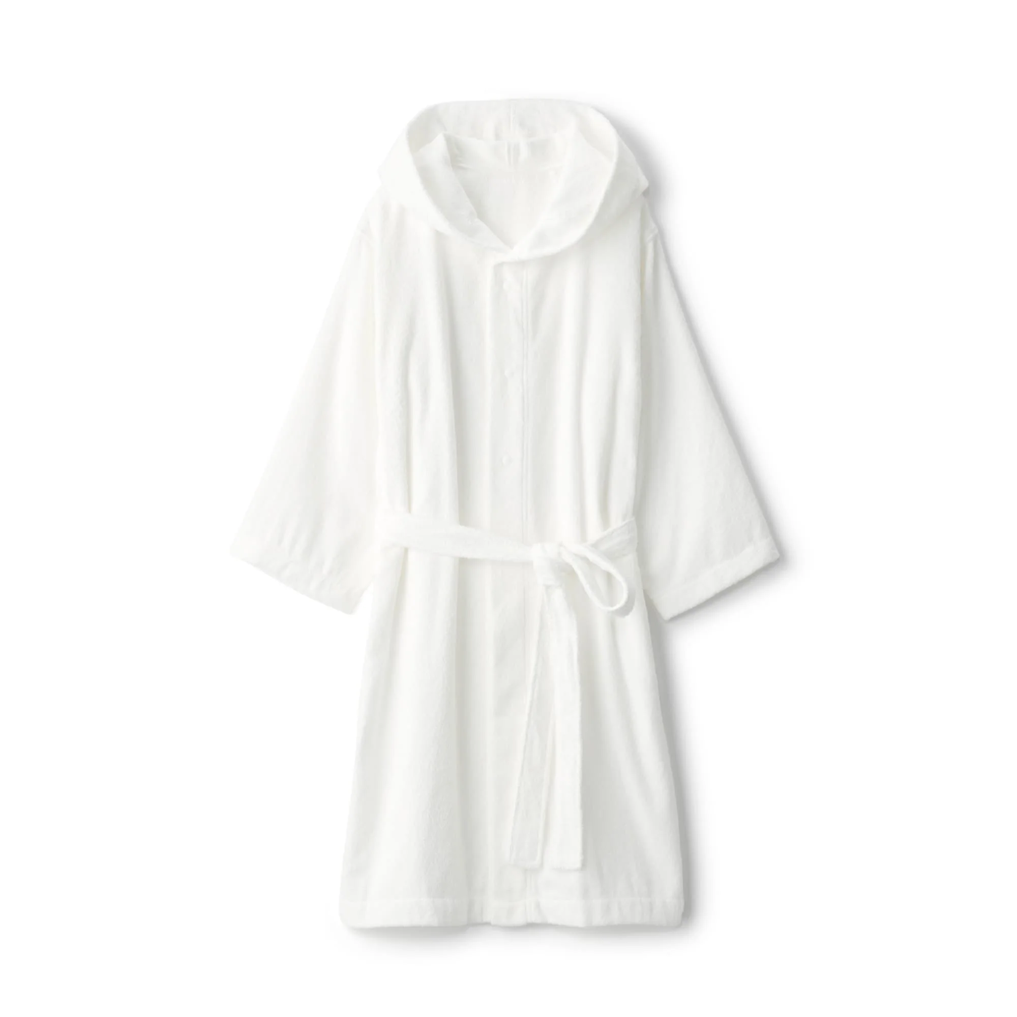 Side Seamless Pile Bathrobe