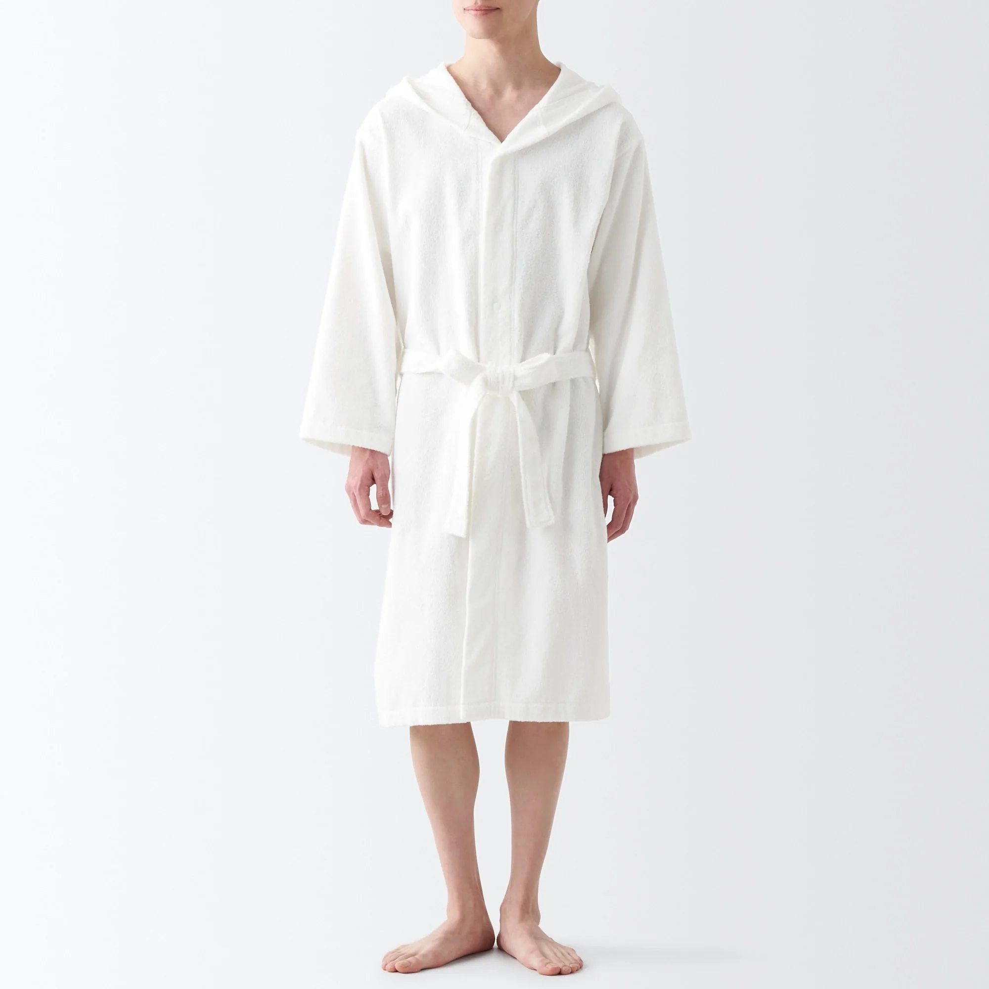 Side Seamless Pile Bathrobe - Image 5