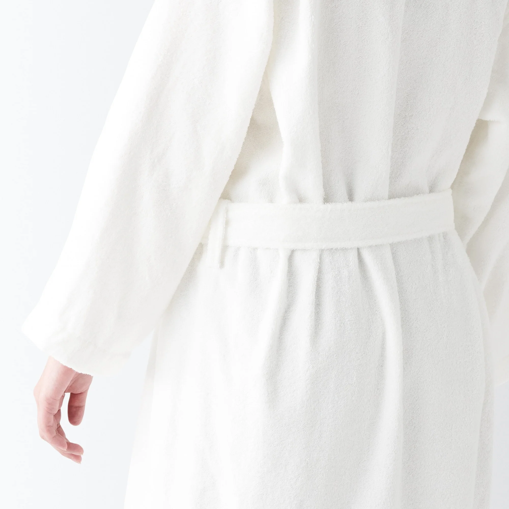 Side Seamless Pile Bathrobe - Image 9