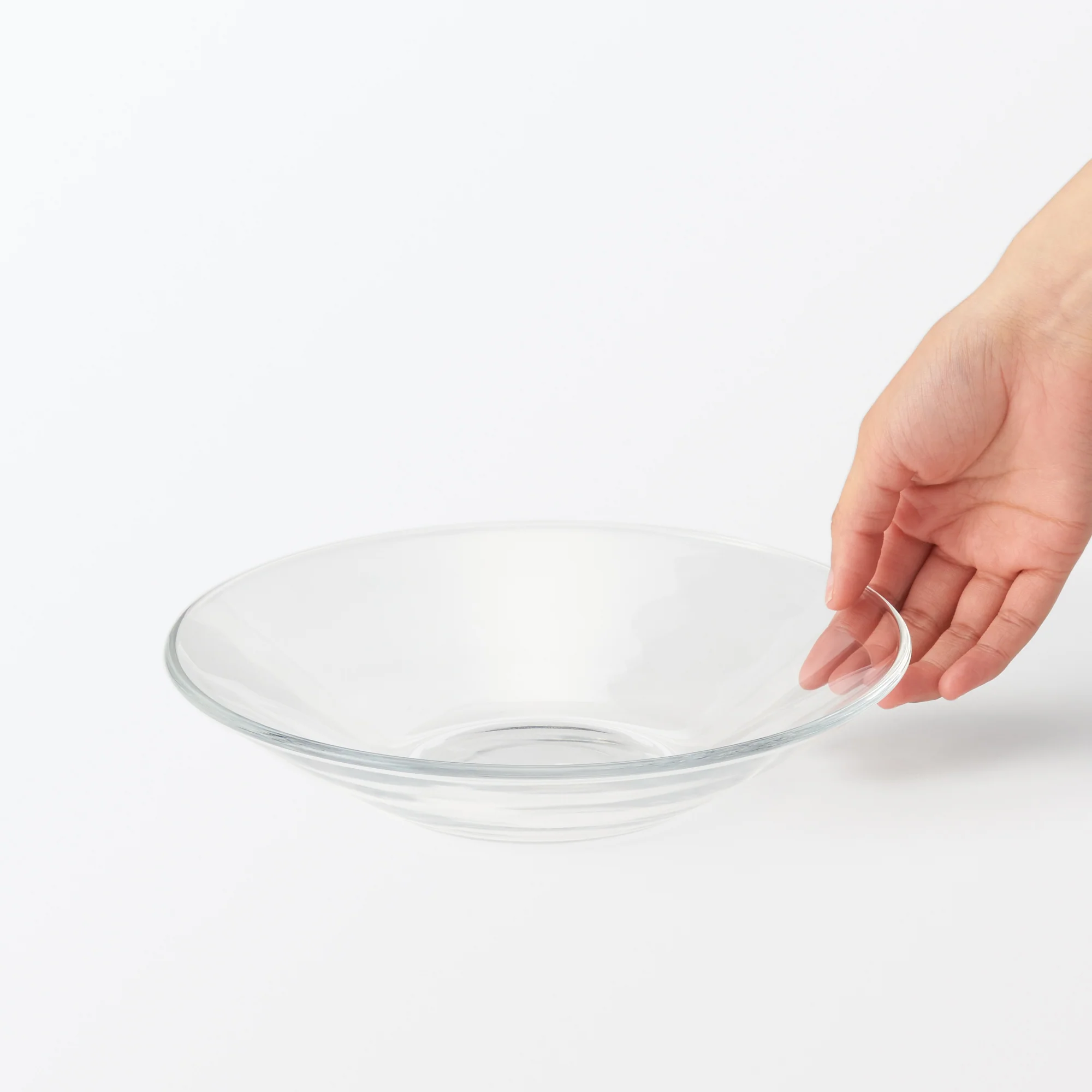 Soda Glass Shallow Bowl - Large - Image 5
