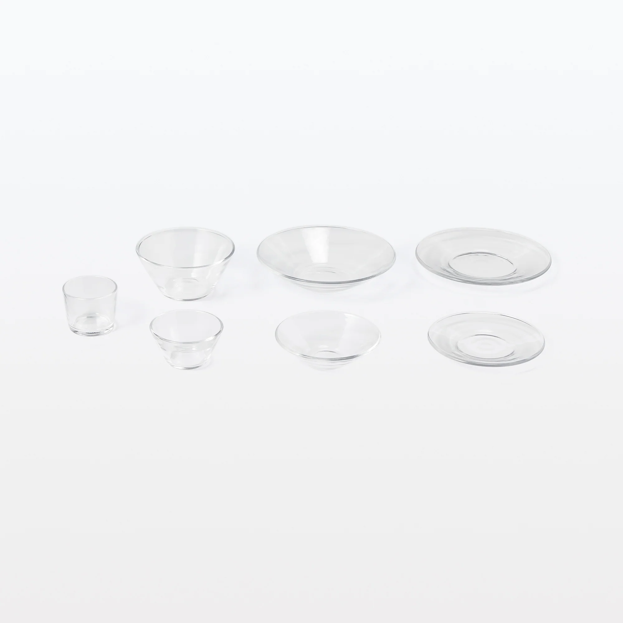 Soda Glass Shallow Bowl - Large - Image 8