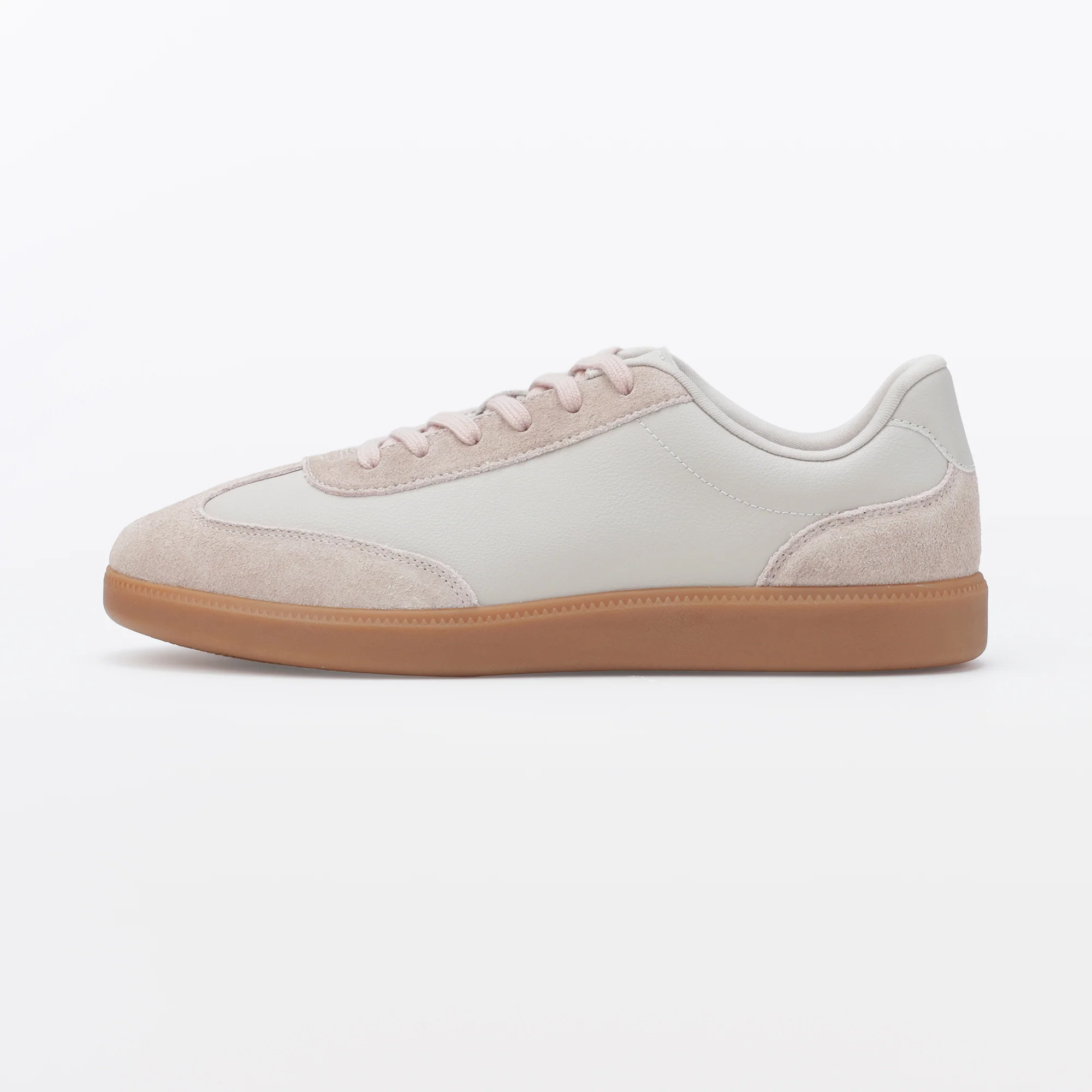 Soft Insole Combination Sneakers - Light Pink - Image 13