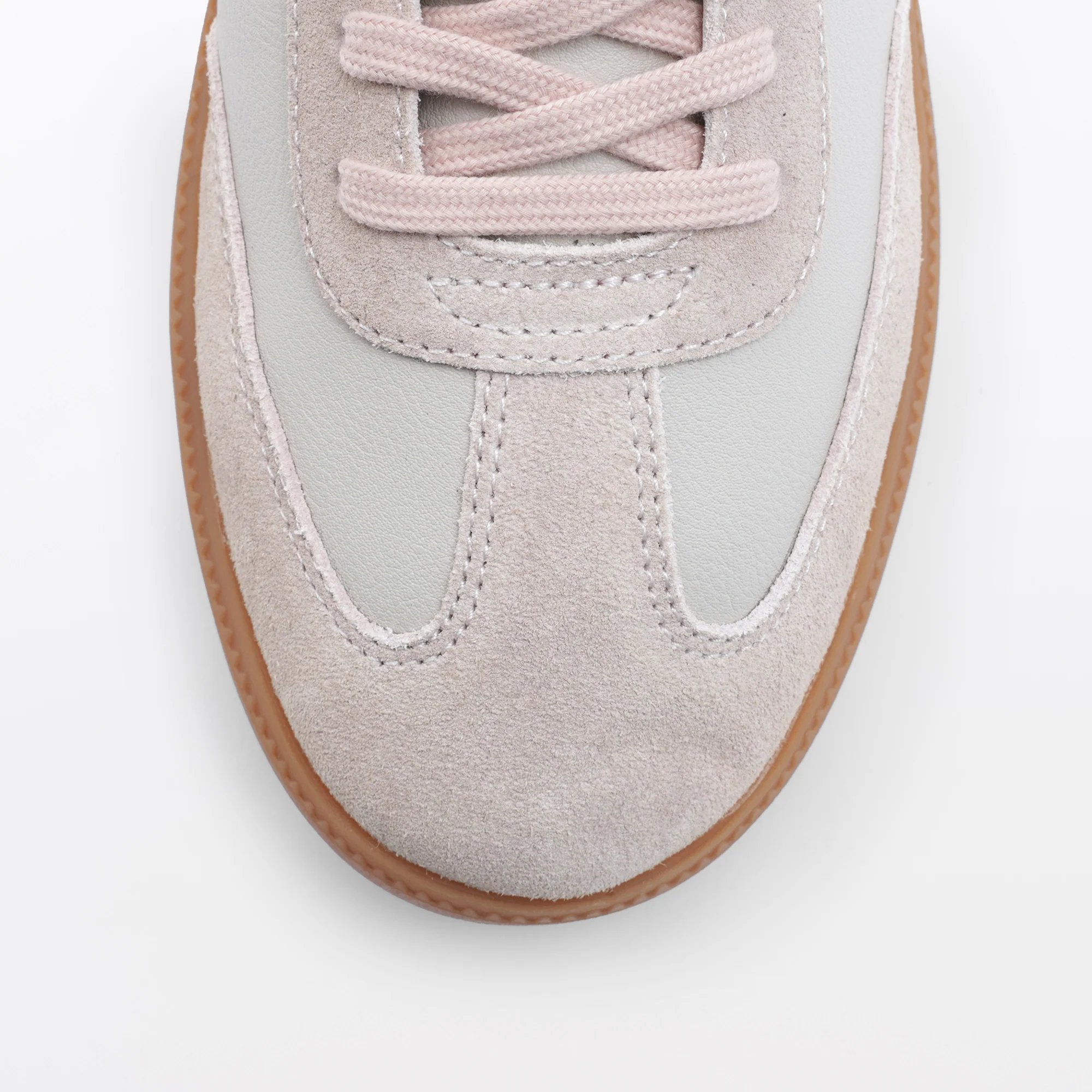 Soft Insole Combination Sneakers - Light Pink - Image 8
