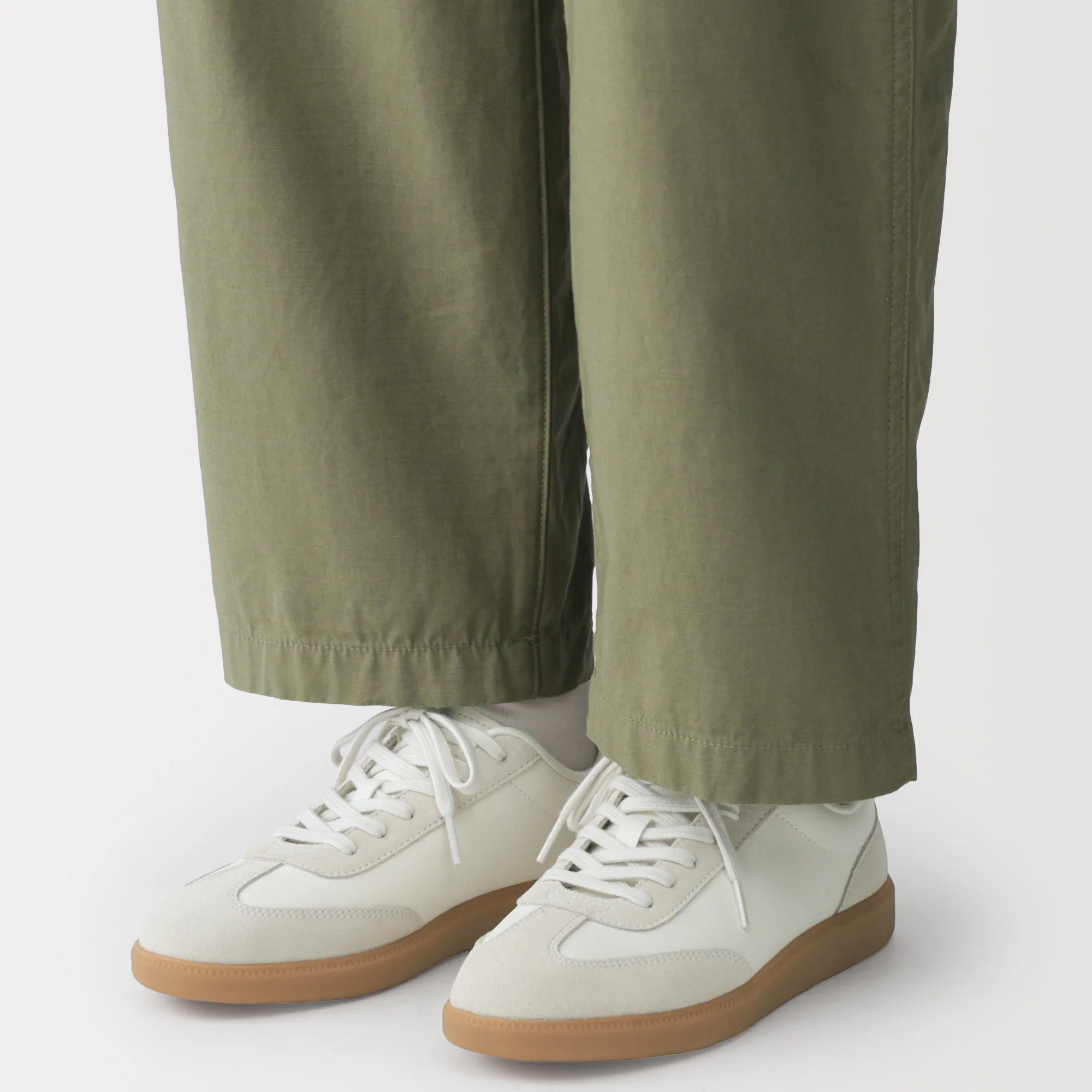 Soft Insole Combination Sneakers - Off White - Image 10