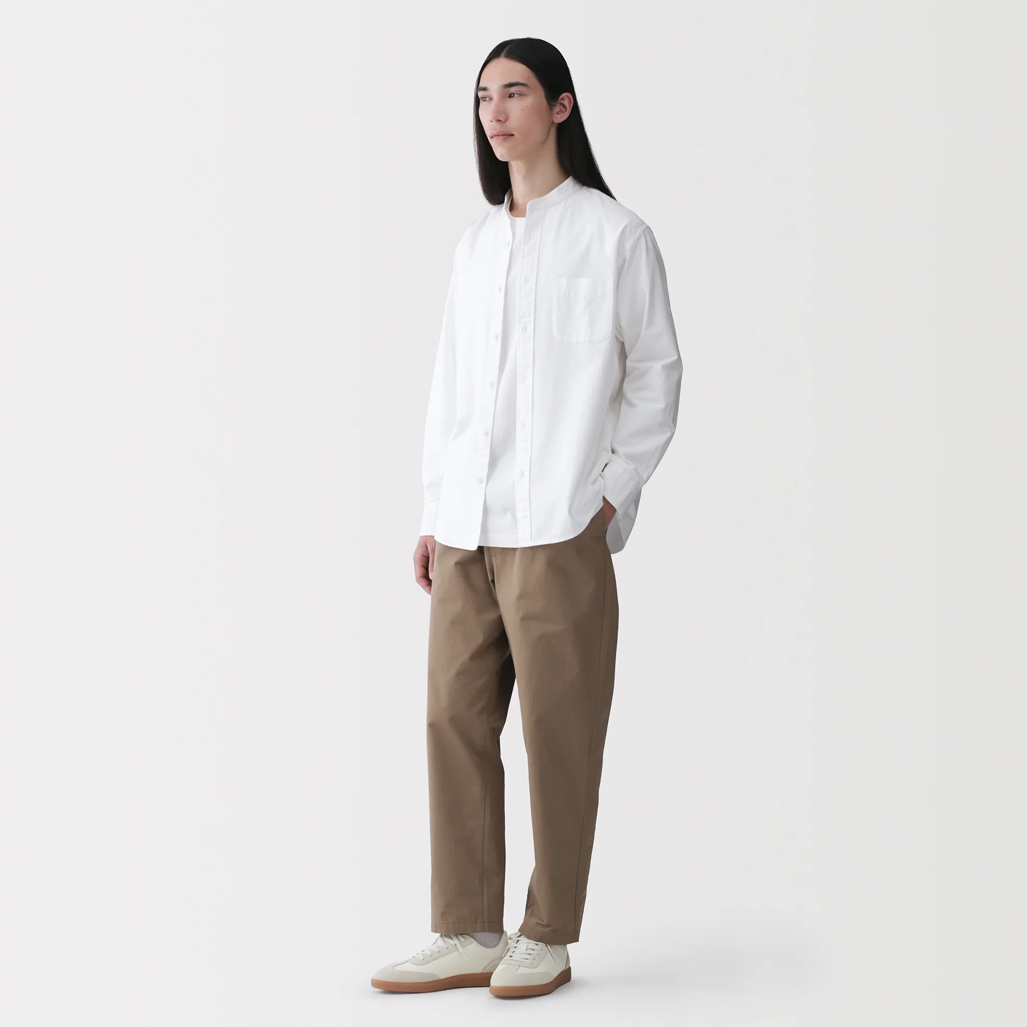 Soft Insole Combination Sneakers - Off White - Image 3