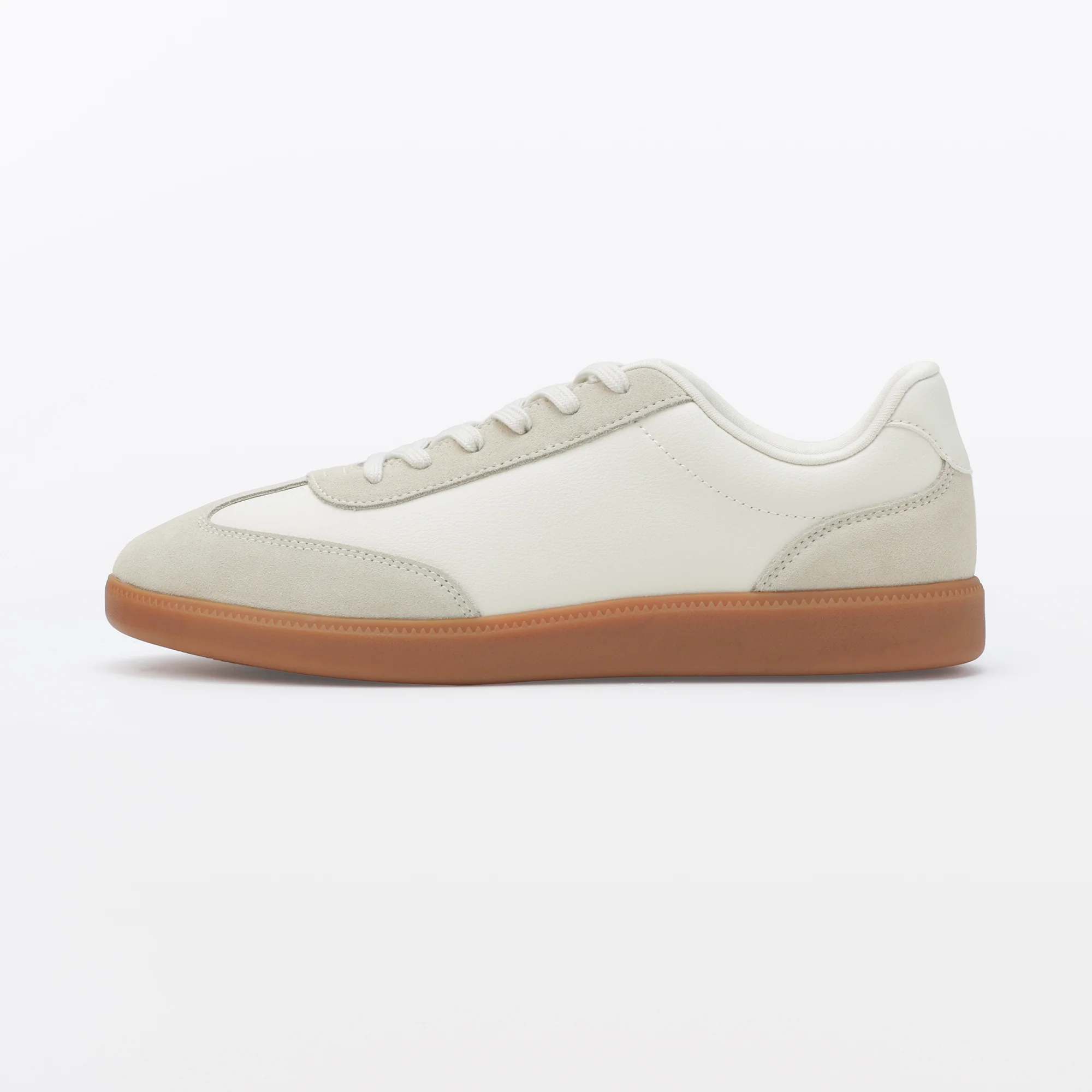 Soft Insole Combination Sneakers - Off White - Image 5