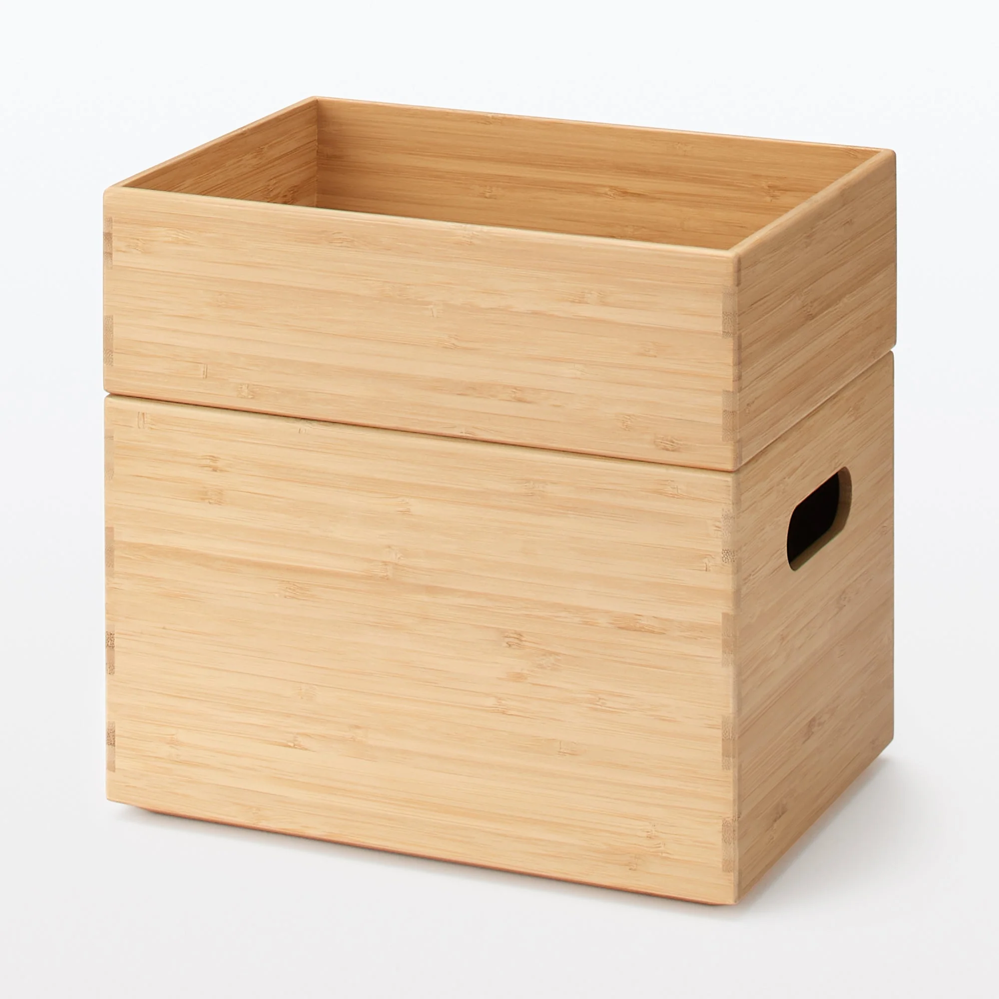 Stackable Bamboo Box - Half - Small W26 x D18.5 x H8.5 cm - Image 9