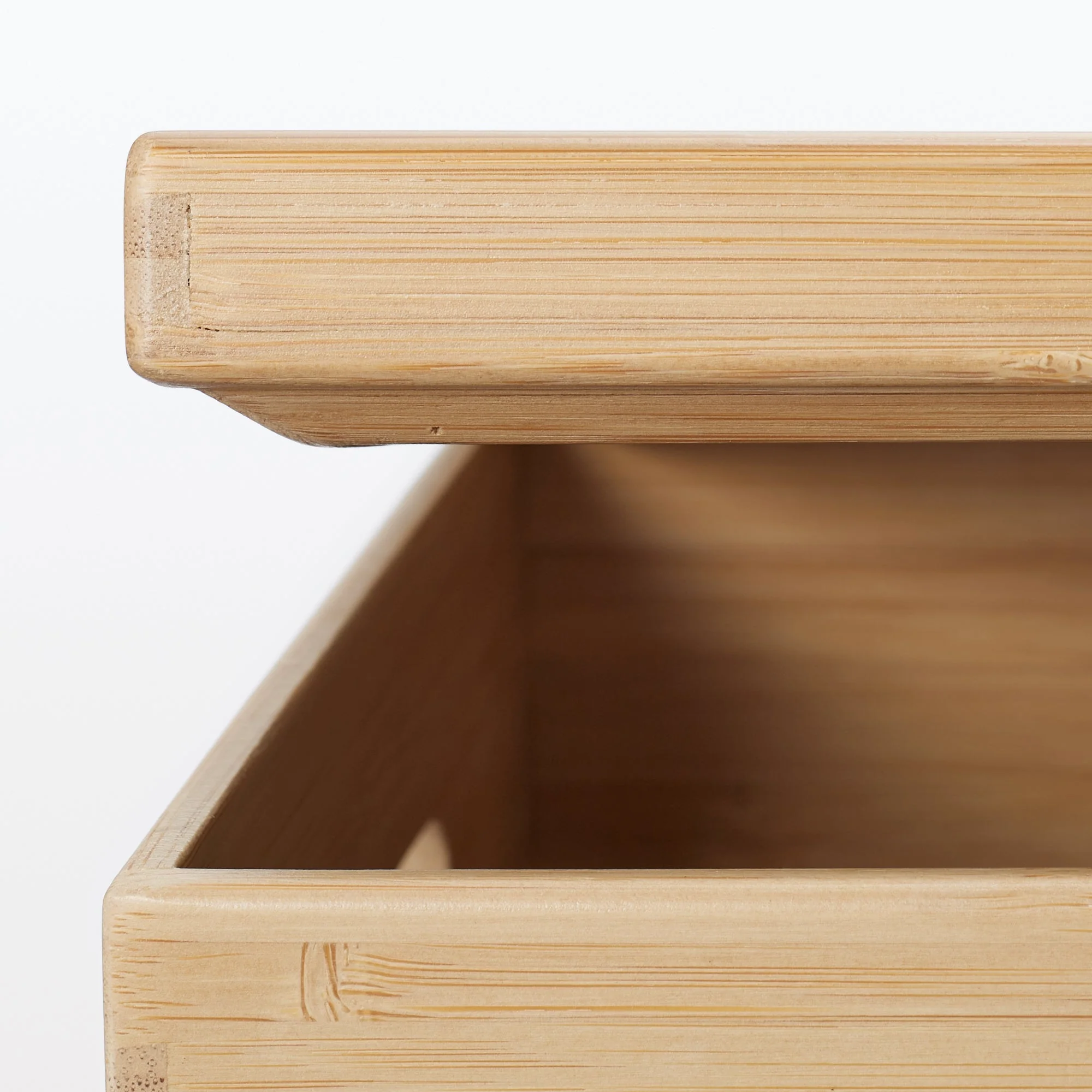 Stackable Bamboo Box Lid - Half W26 x D18.5 x H2.5 cm - Image 6