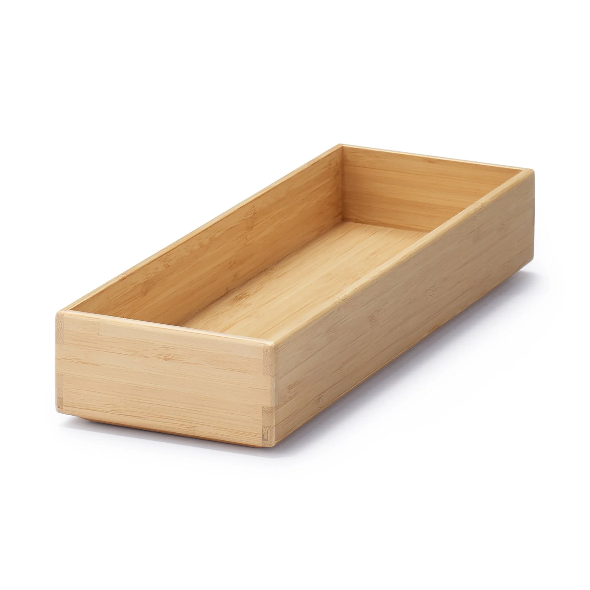 Stackable Bamboo Organizer Box - Large W11.5 x D34 x H5.5 cm