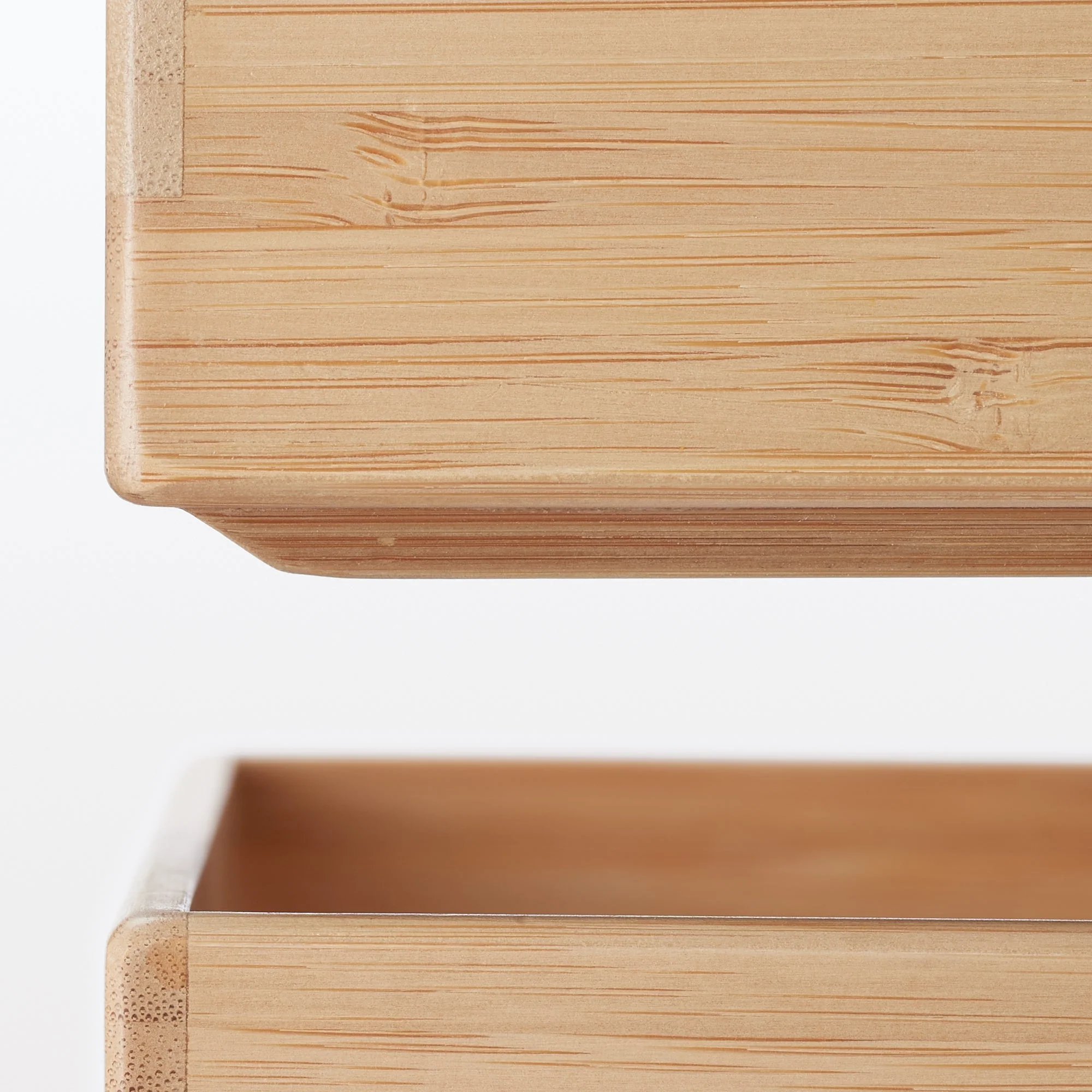 Stackable Bamboo Organizer Box - Large W11.5 x D34 x H5.5 cm - Image 7
