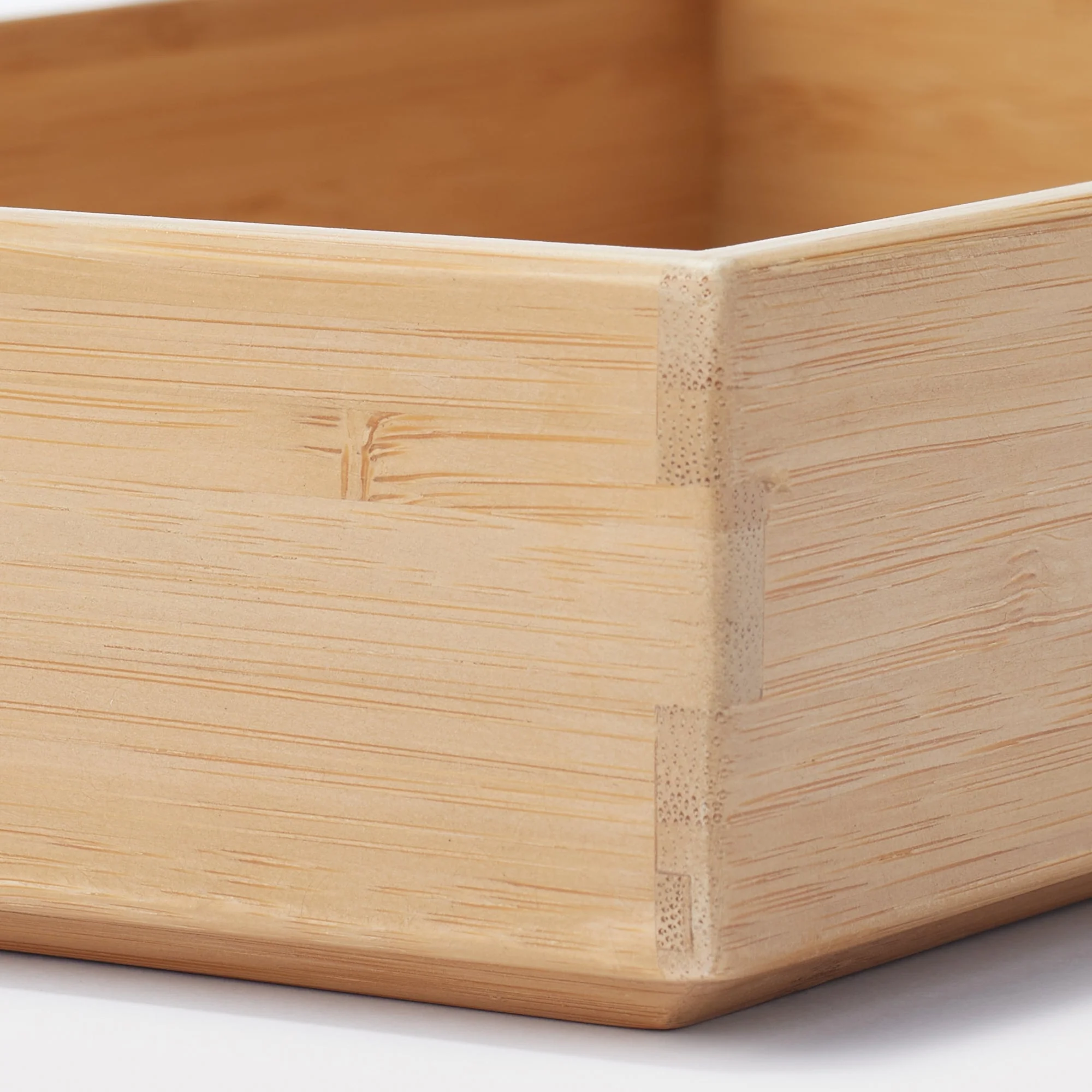 Stackable Bamboo Organizer Box - Medium W17 x D26 x H5.5 cm - Image 6