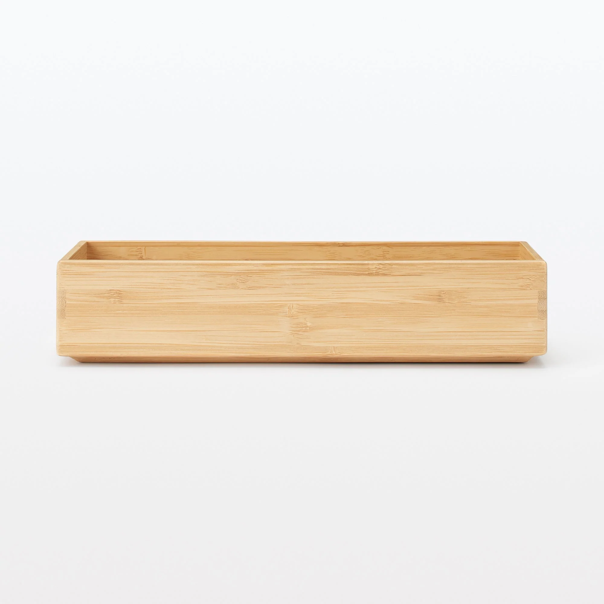 Stackable Bamboo Organizer Box - Small W8.5 x D26 x H5.5 cm - Image 4