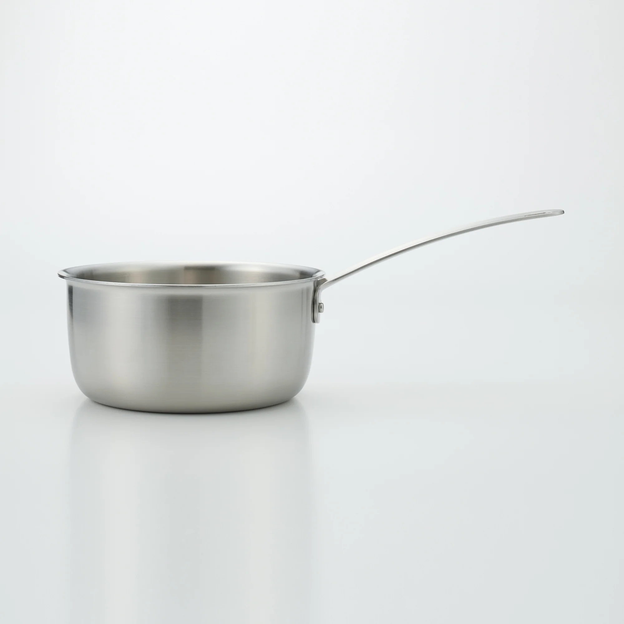 Stainless Aluminium 3-Layer Steel Saucepan 2L - Image 3