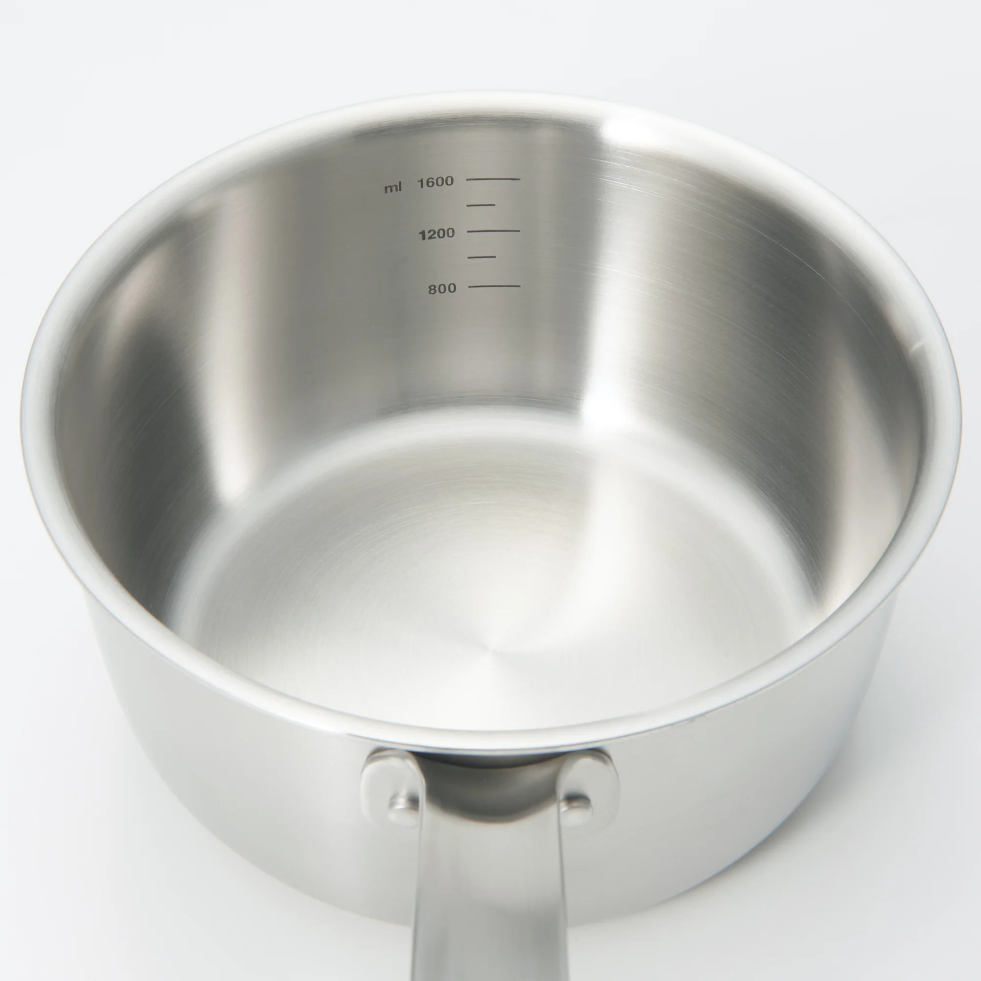 Stainless Aluminium 3-Layer Steel Saucepan 2L - Image 6