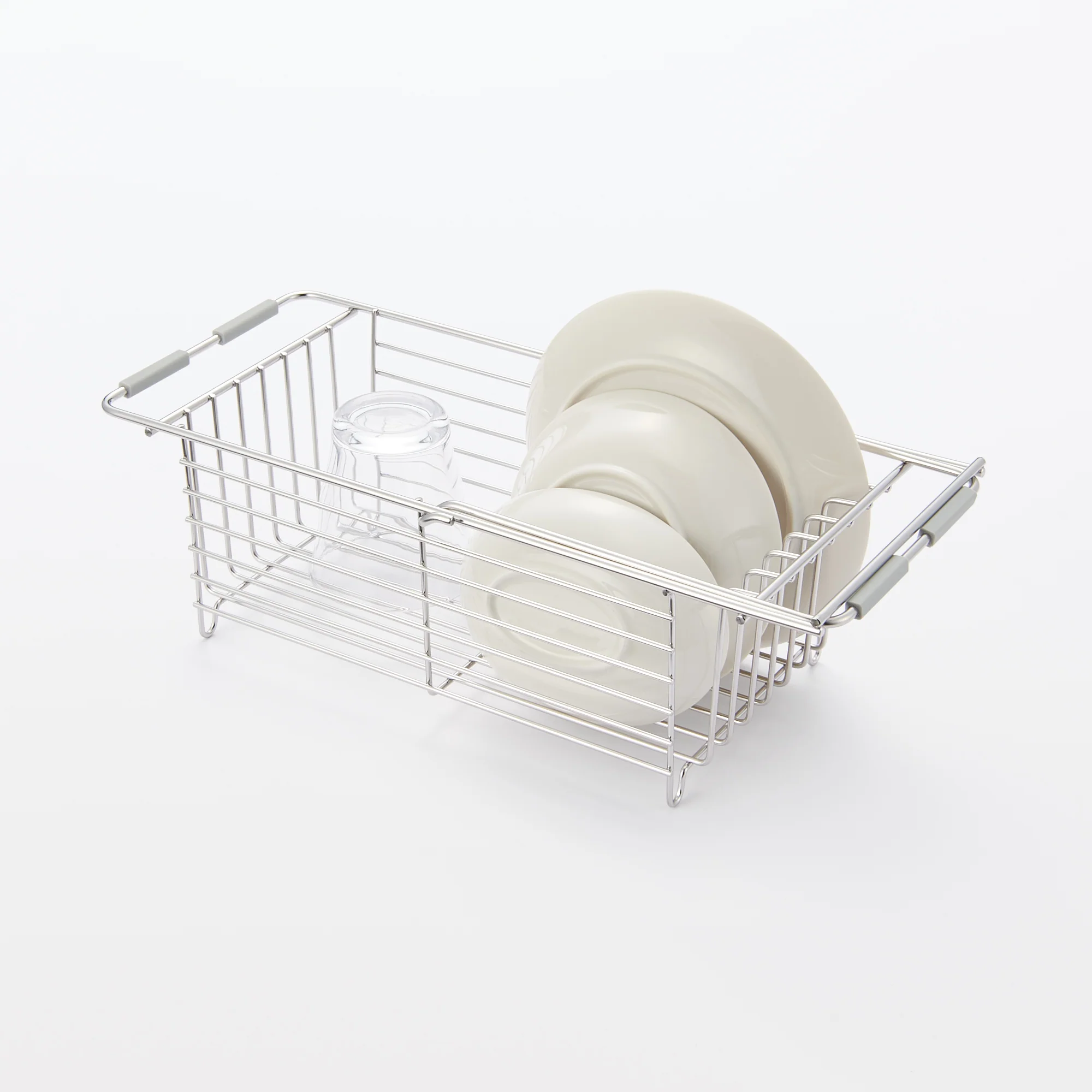 Stainless Steel Dish Rack Basket Sliding Type - Image 2