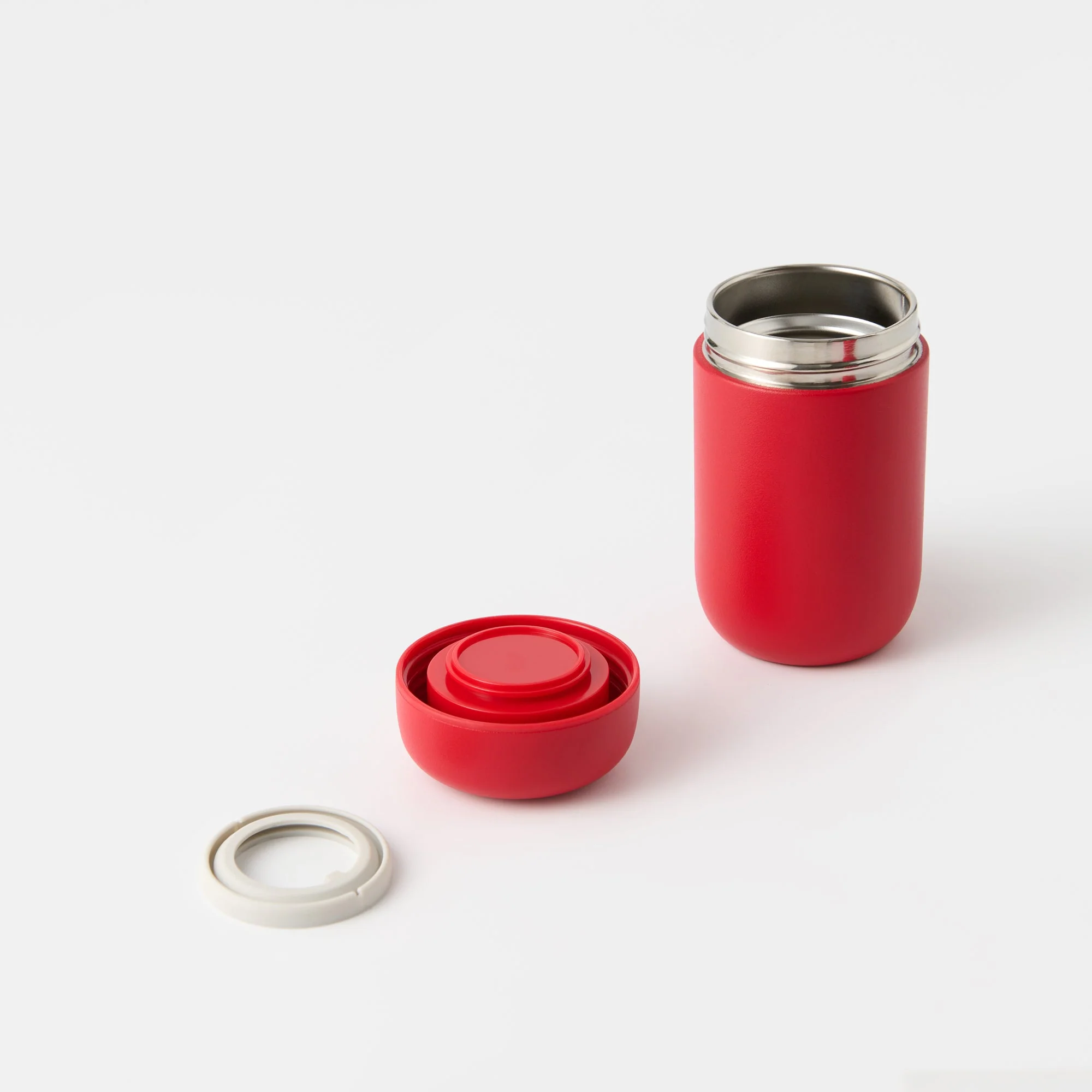 Stainless Steel Bottle - Red (220 ml) - Image 5