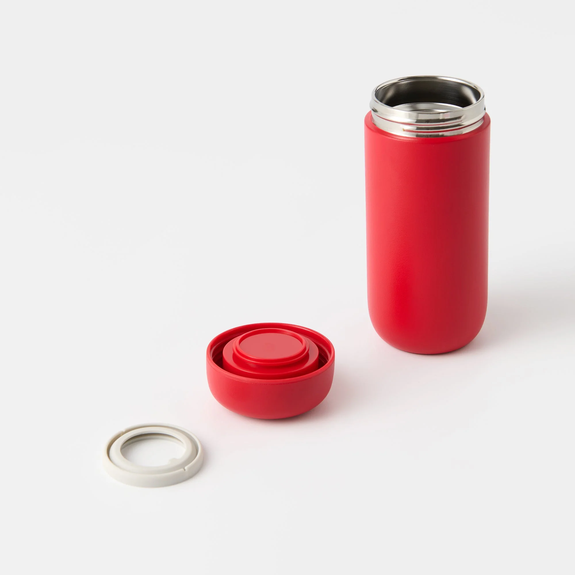 Stainless Steel Bottle - Red (320 ml) - Image 5
