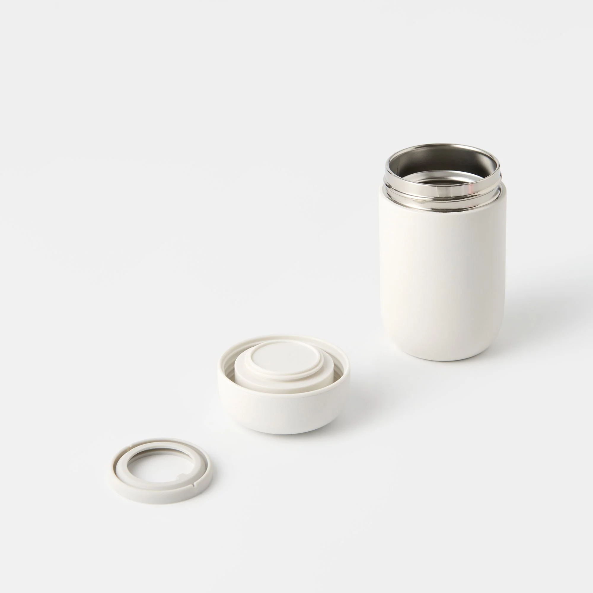 Stainless Steel Bottle - White (220 ml) - Image 5