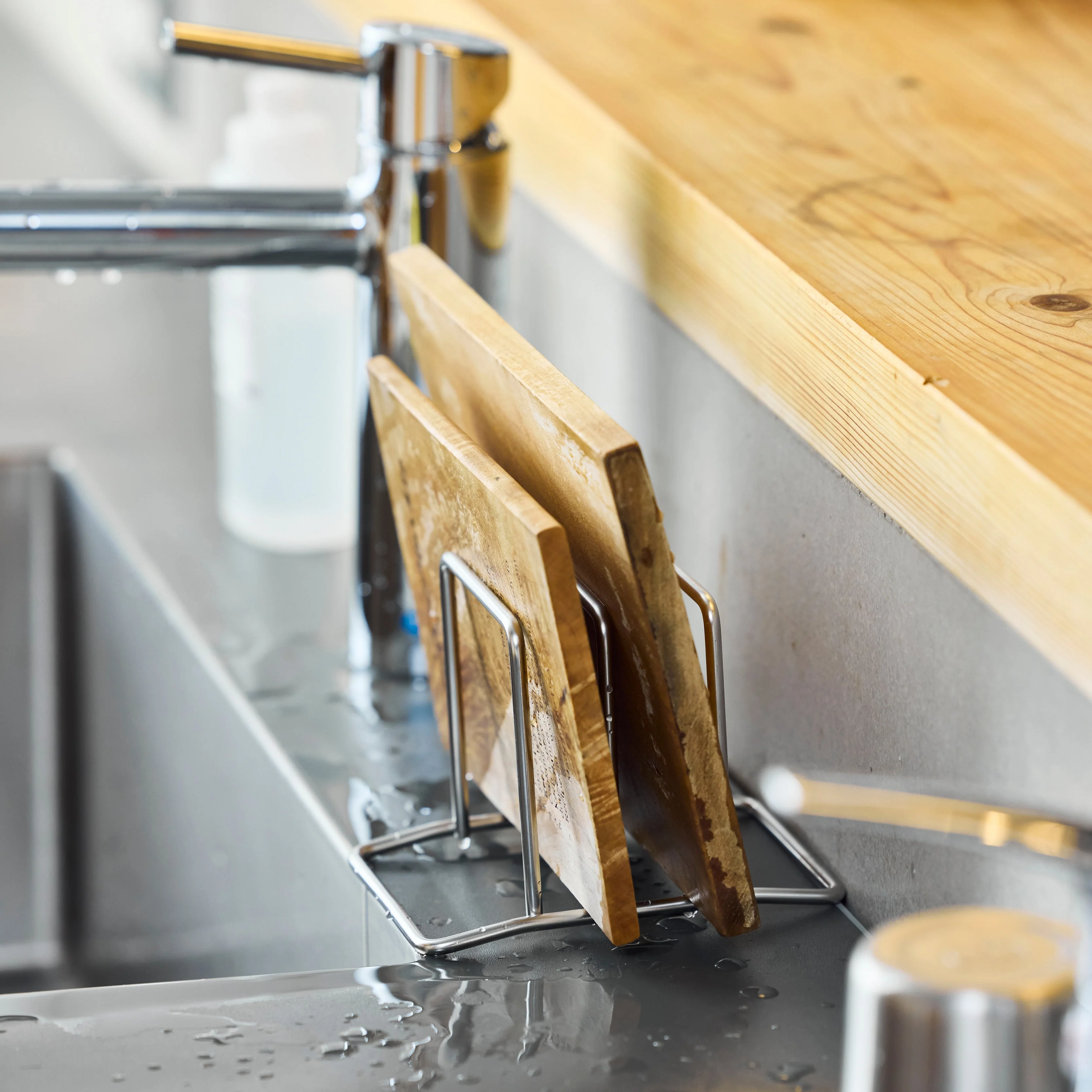 Stainless Steel Cutting Board Stand - Image 2