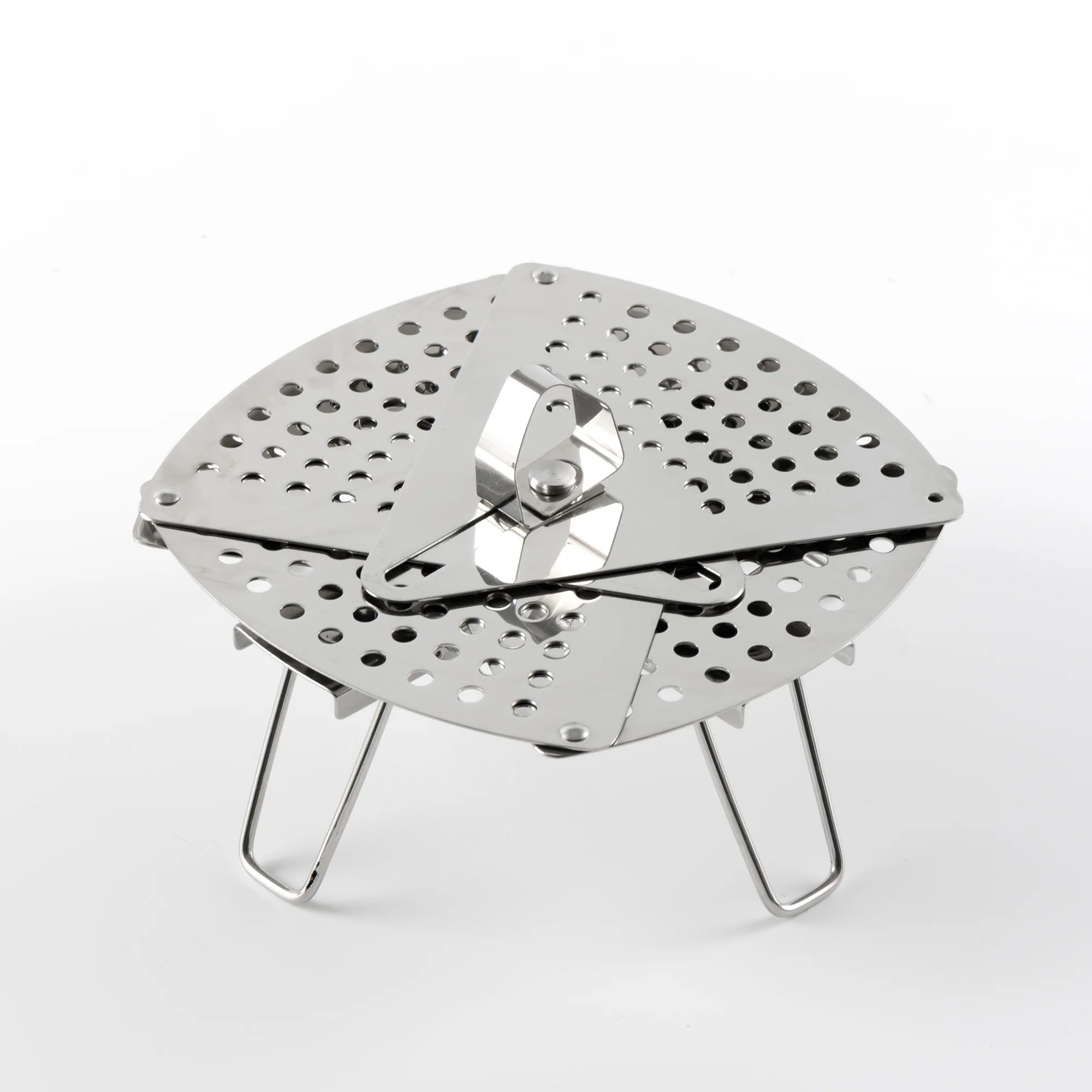 Stainless Steel Foldable Steamer Rack - Image 2