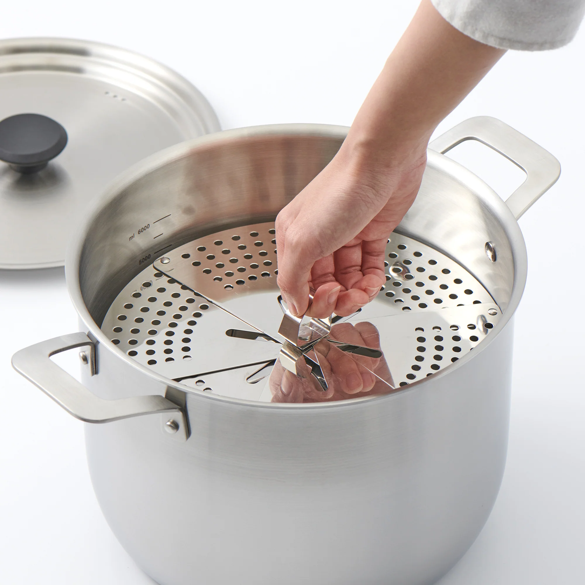 Stainless Steel Foldable Steamer Rack - Image 7
