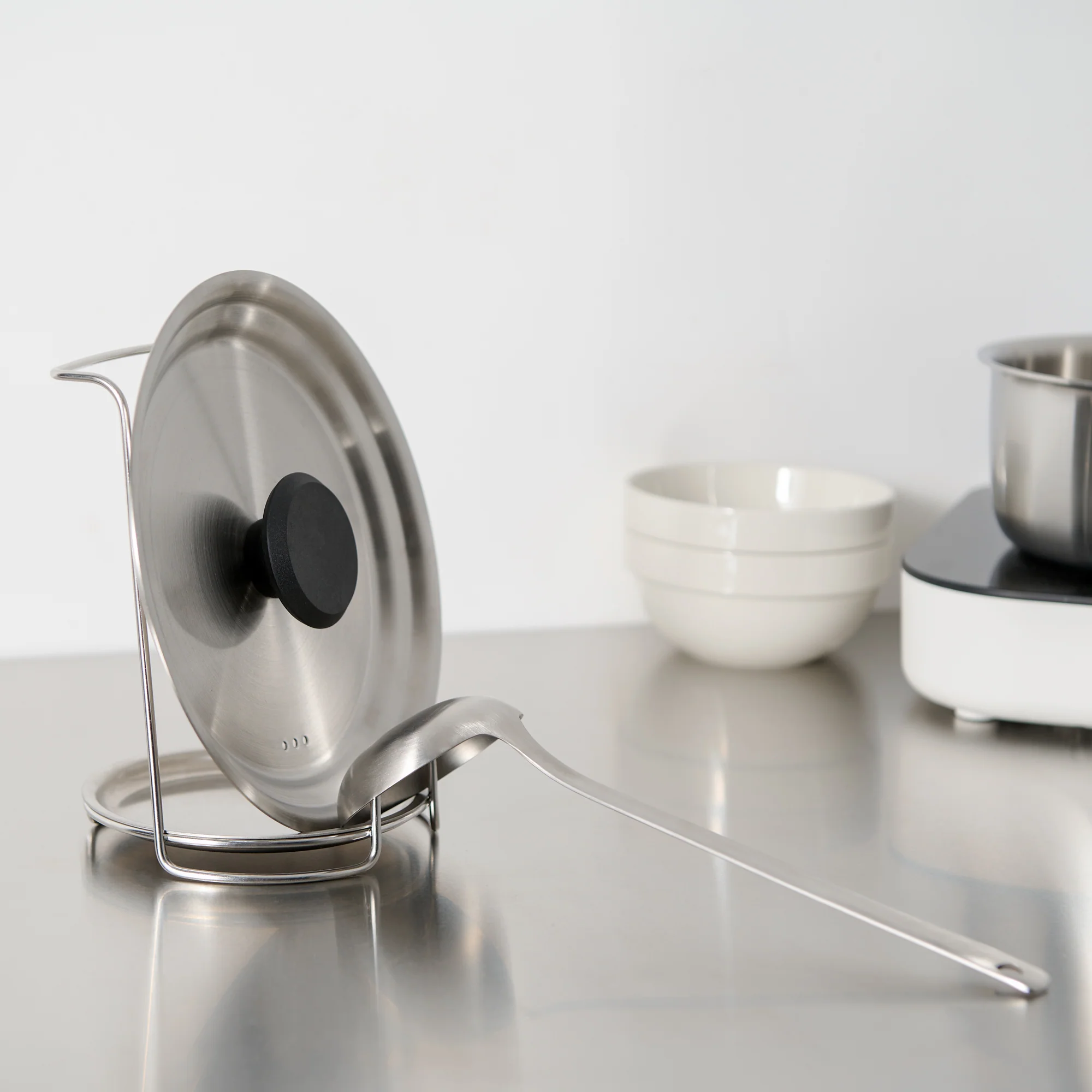 Stainless Steel Lid and Ladle Stand - Image 11