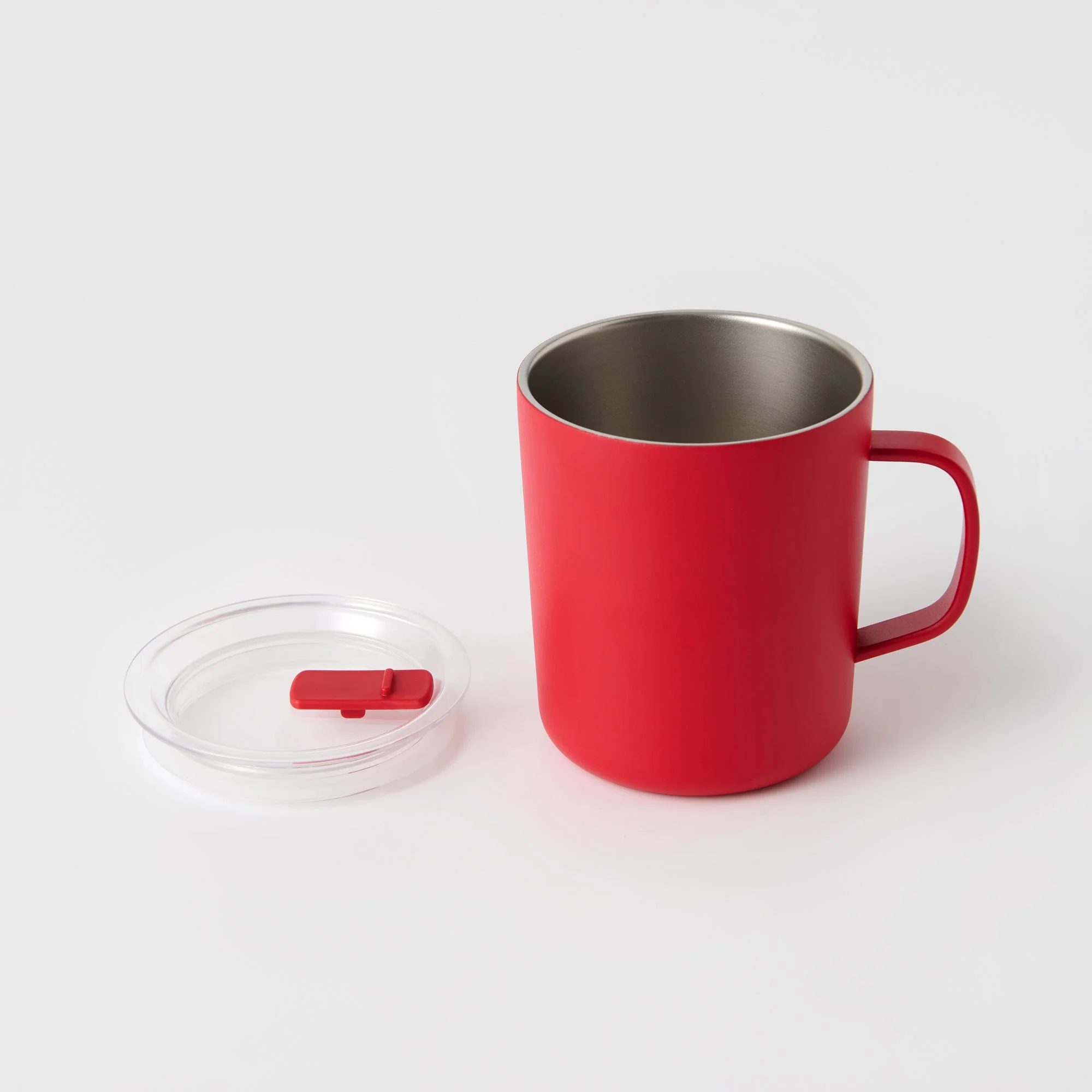 Stainless Steel Mug Cup - Red (490 ml) - Image 4
