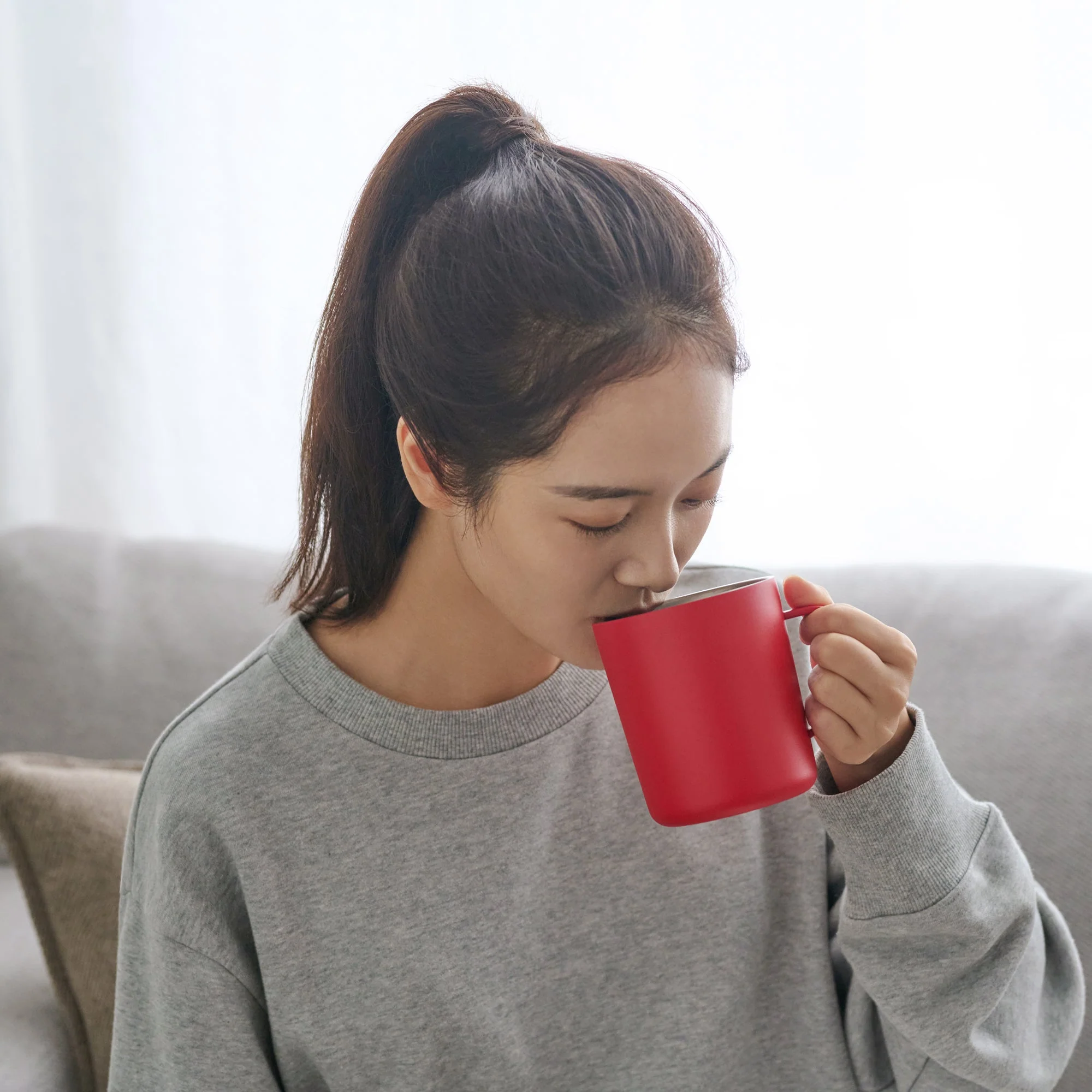 Stainless Steel Mug Cup - White (490 ml) - Image 12