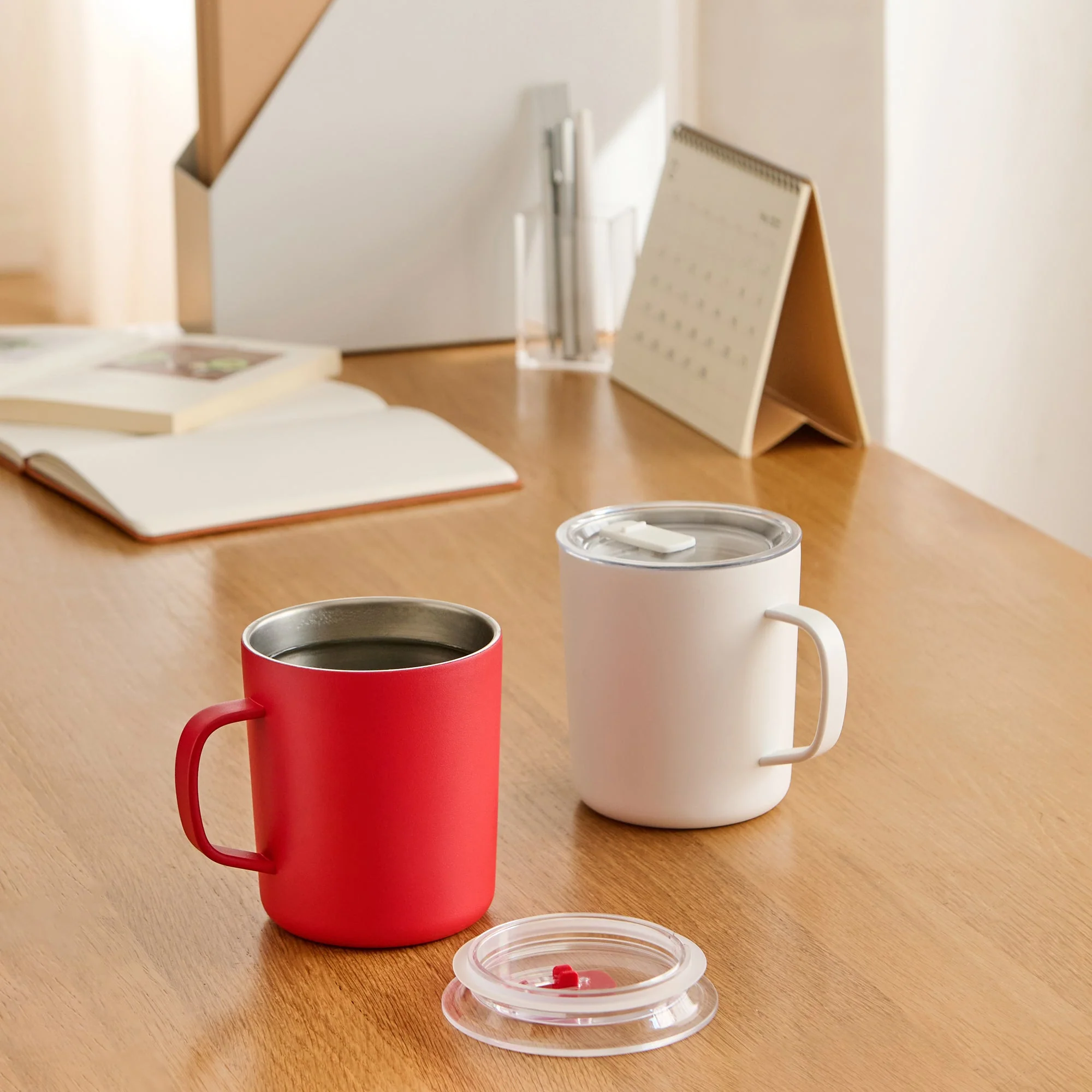 Stainless Steel Mug Cup - White (490 ml) - Image 14