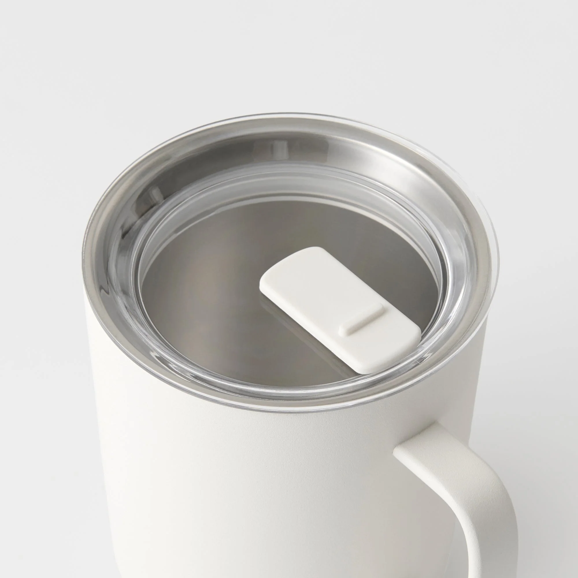 Stainless Steel Mug Cup - White (490 ml) - Image 4