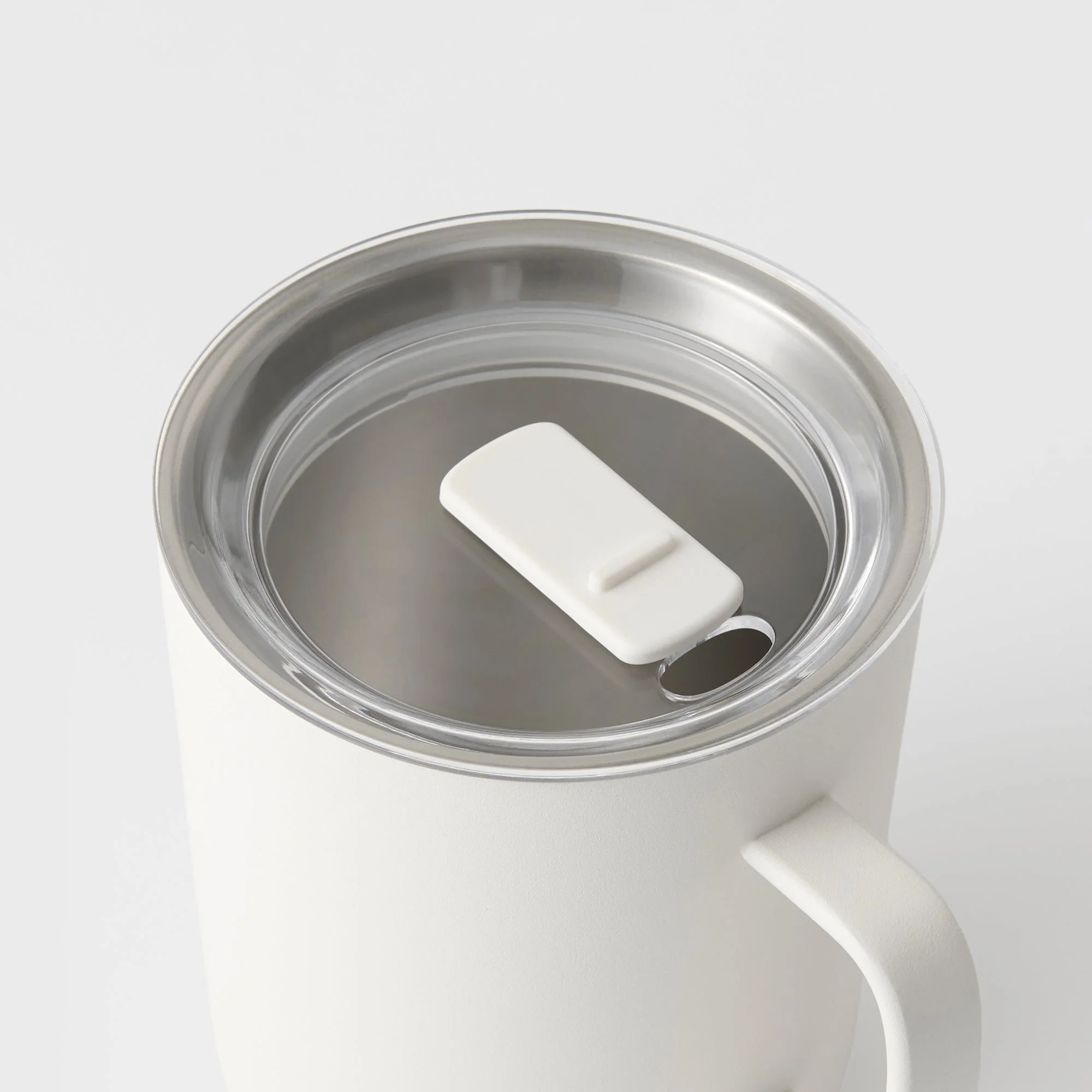 Stainless Steel Mug Cup - White (490 ml) - Image 5