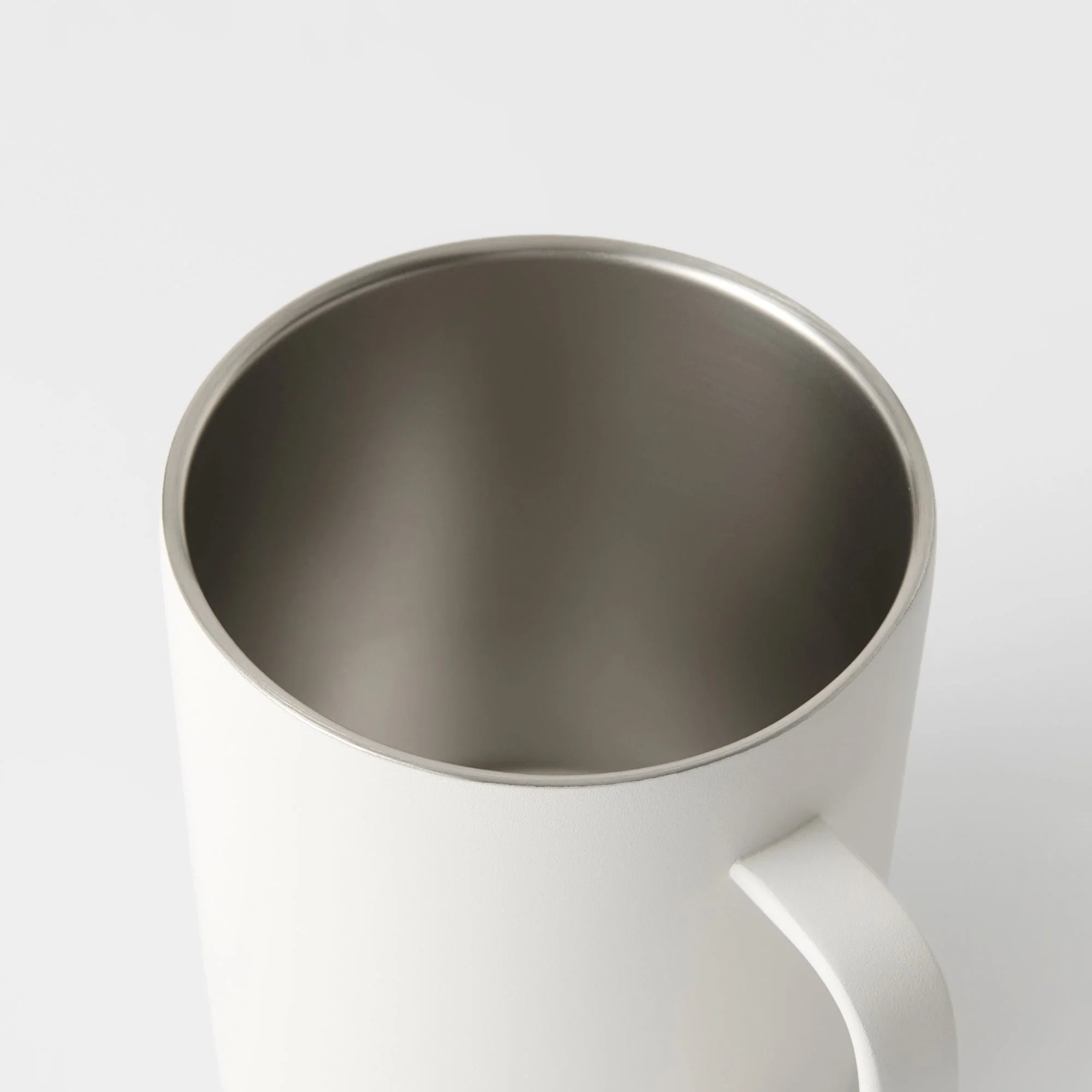 Stainless Steel Mug Cup - White (490 ml) - Image 6