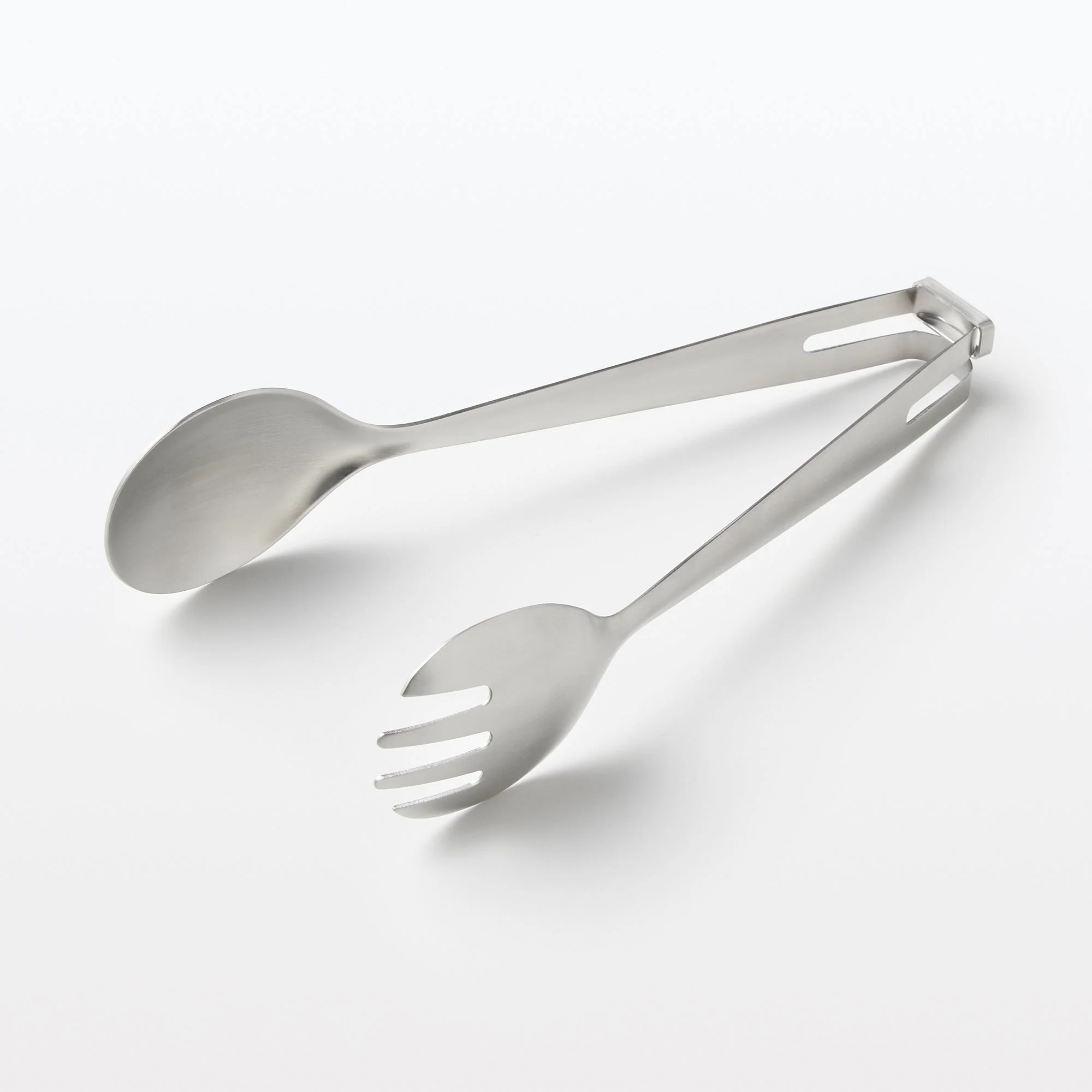 Stainless Steel Salad Tongs with Lock - Image 3