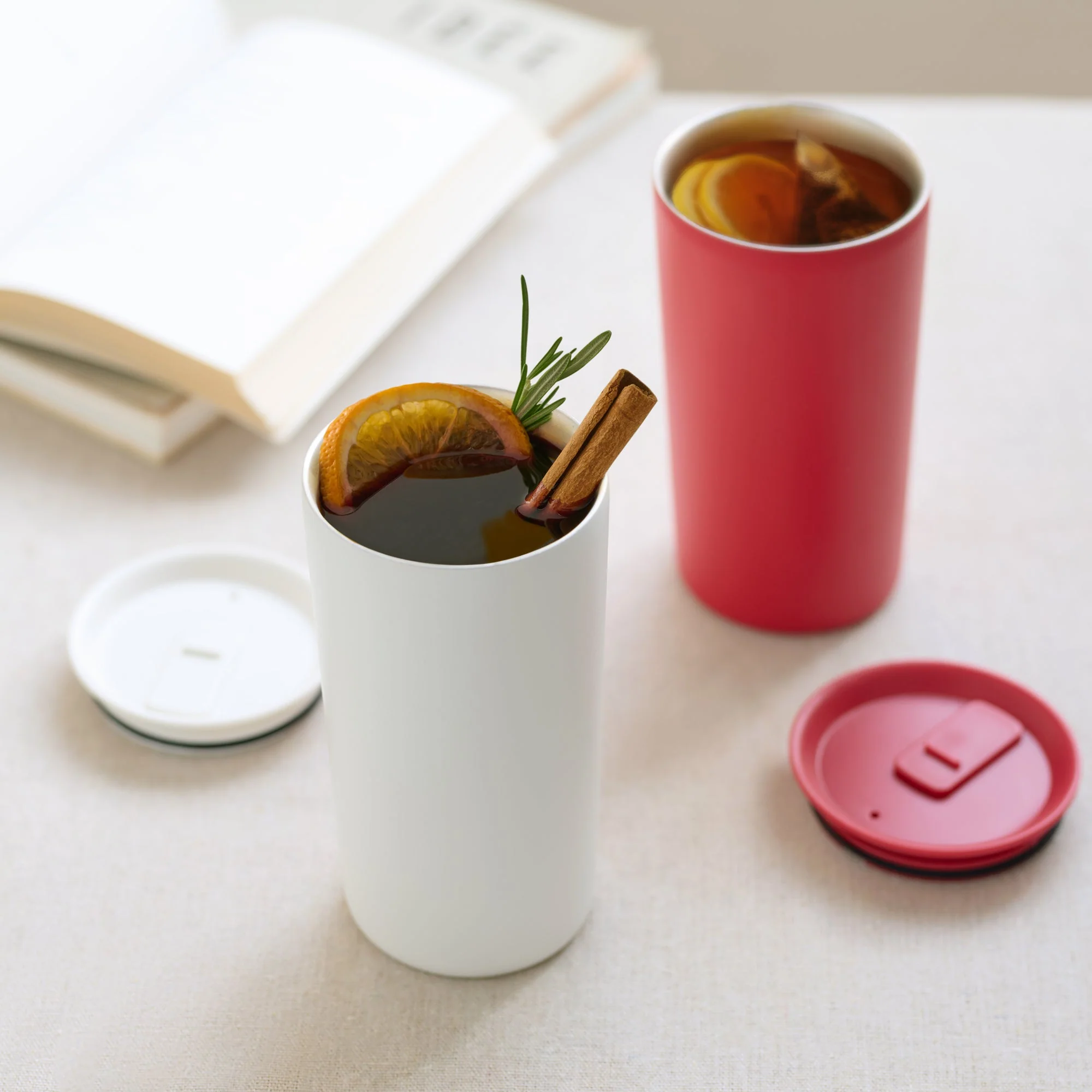 Stainless Steel Tumbler - Red (450 ml) - Image 21