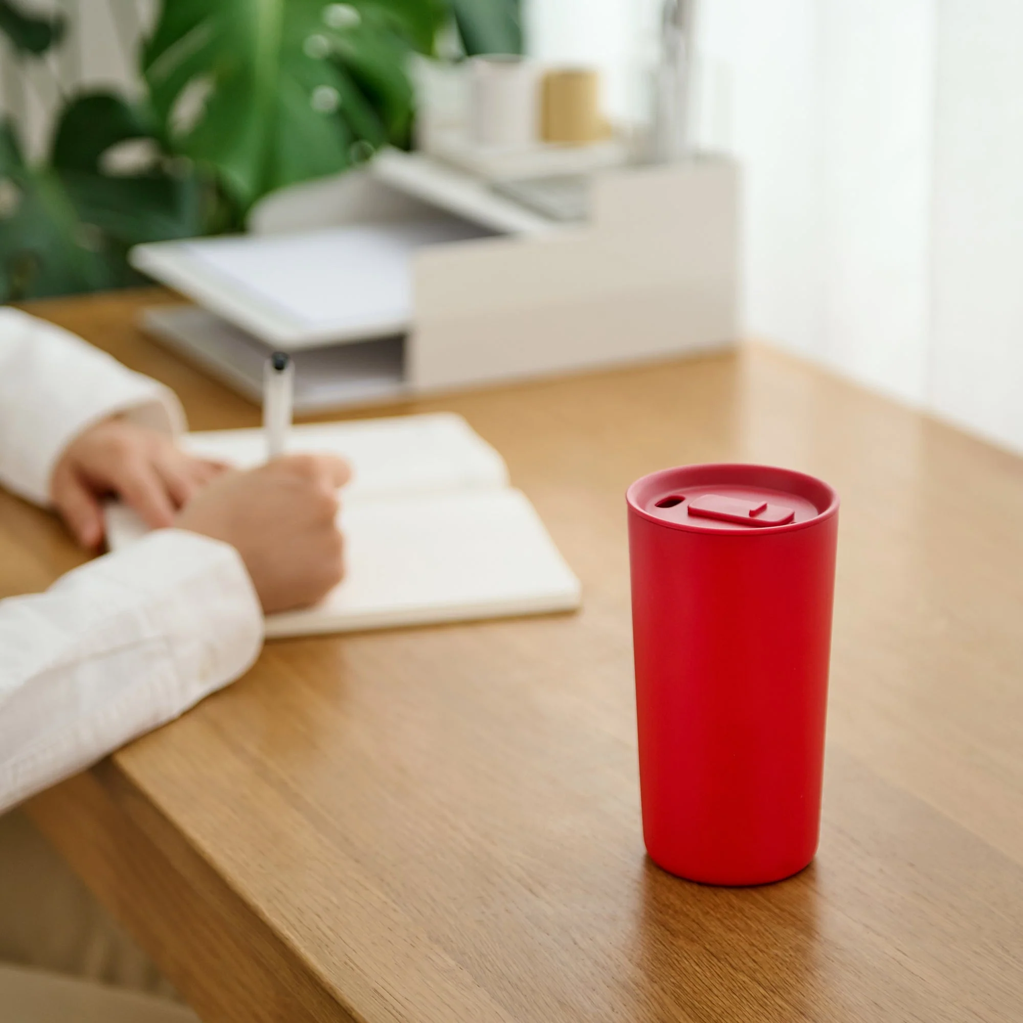 Stainless Steel Tumbler - White (450 ml) - Image 15