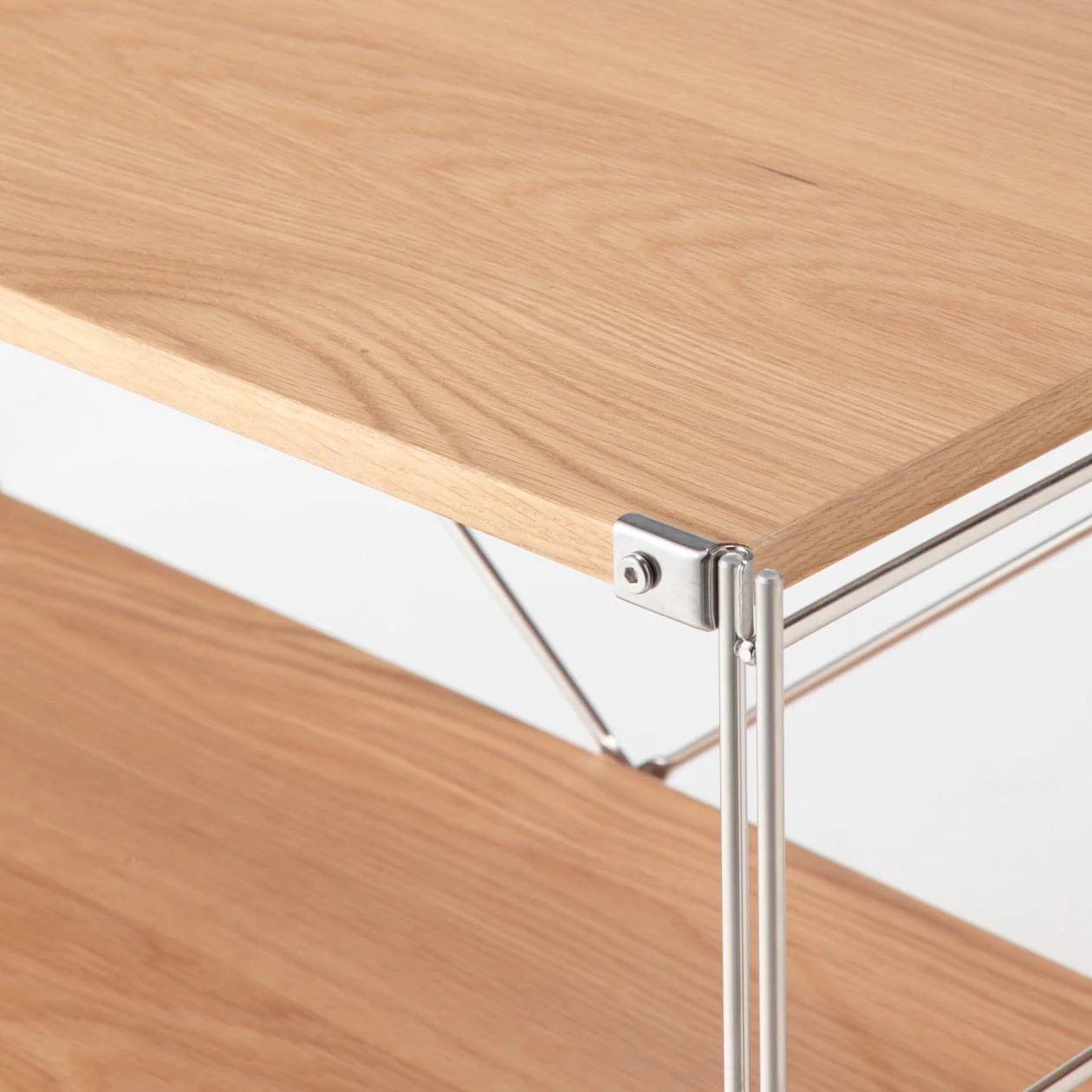 SUS Shelving Unit - Oak - Wide - Small - Image 3
