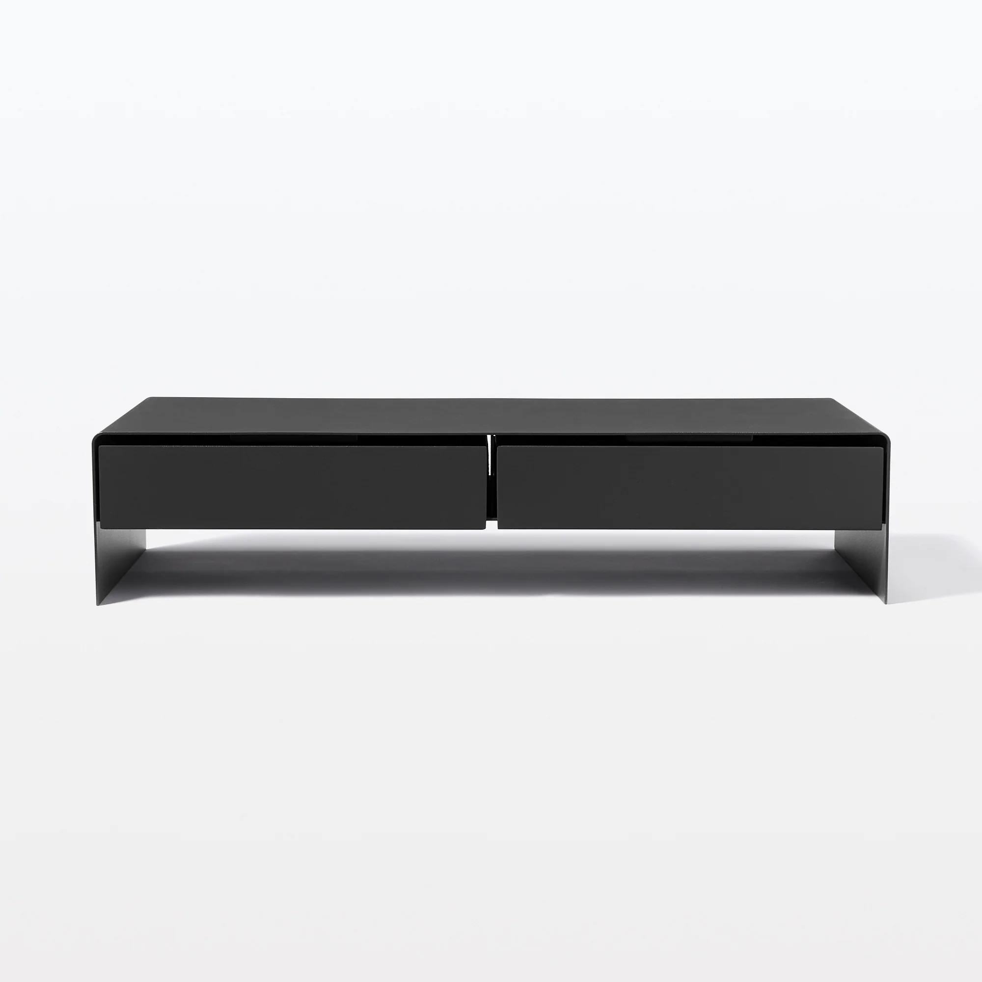 Steel Monitor Stand with 2 Drawer - Wide - Image 4