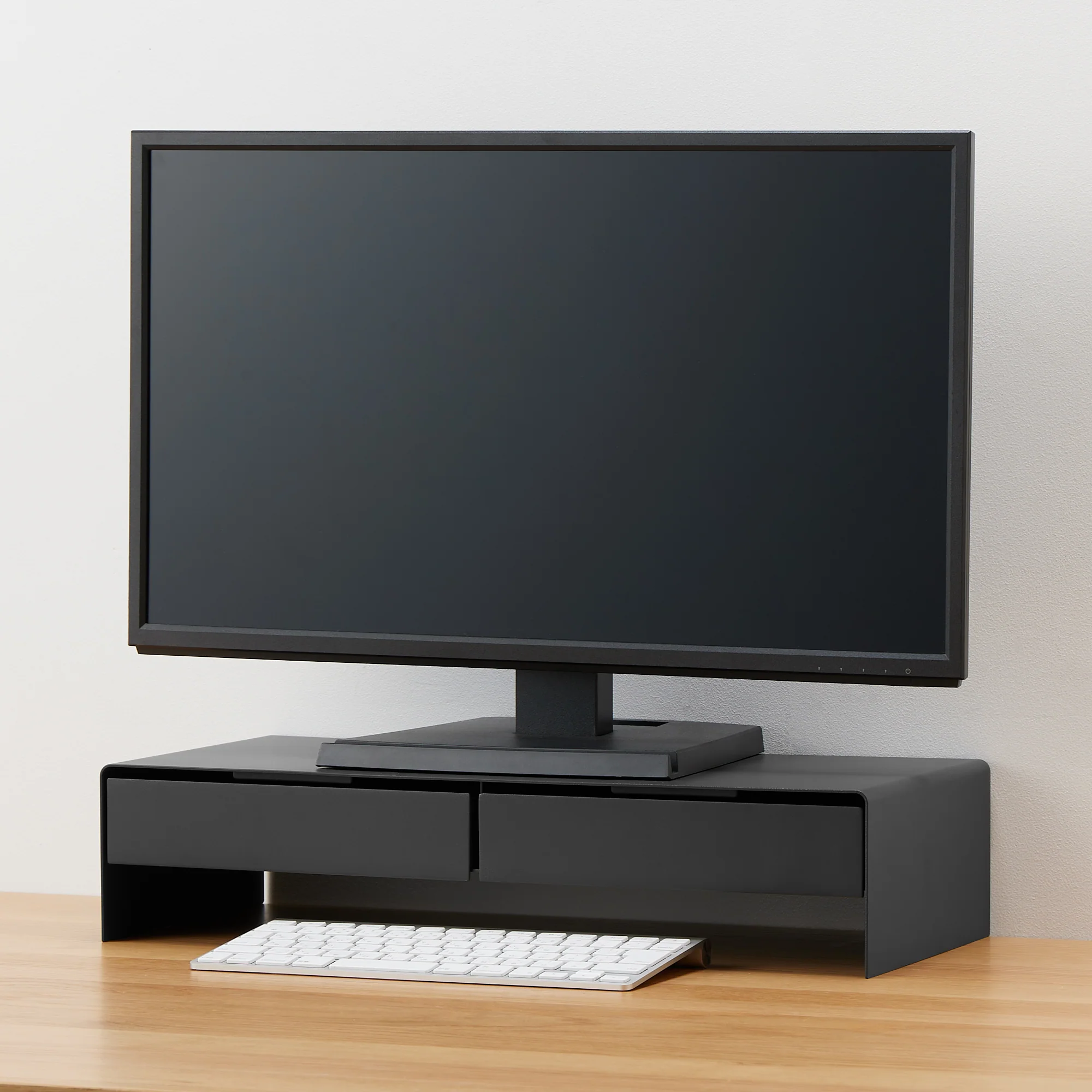 Steel Monitor Stand with 2 Drawer - Wide - Image 7