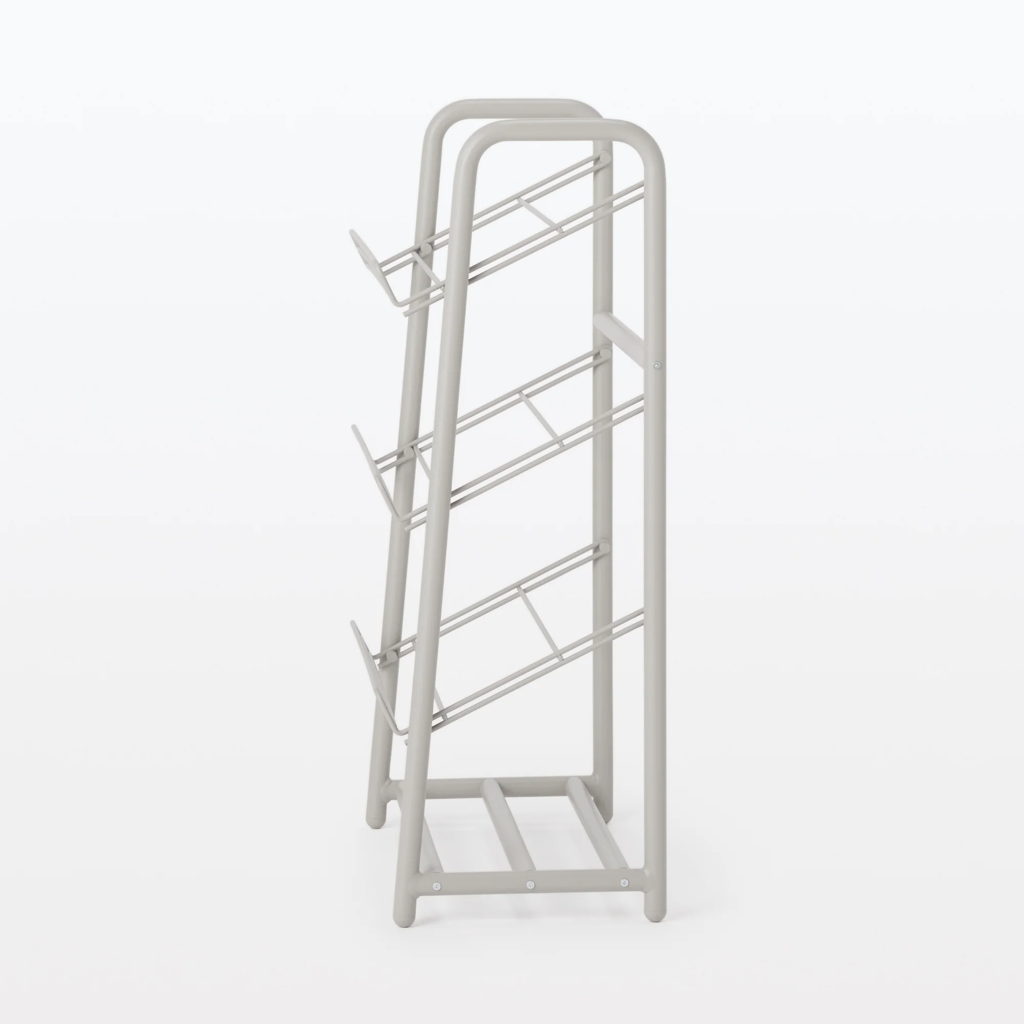 Steel Pipe Shoe Rack - Warm Grey - Image 3