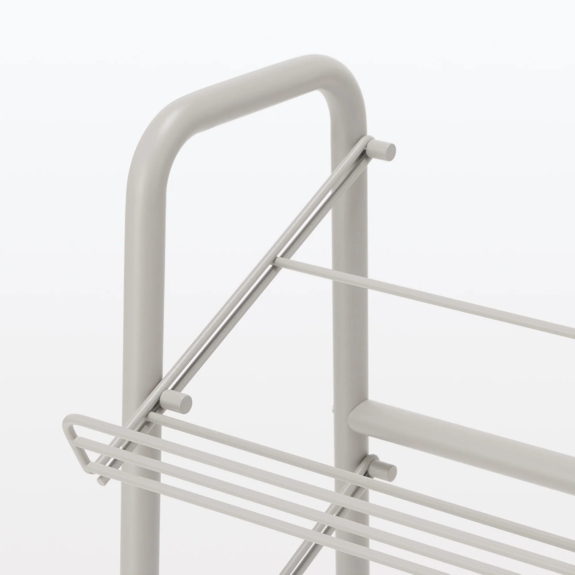 Steel Pipe Shoe Rack - Warm Grey - Image 5