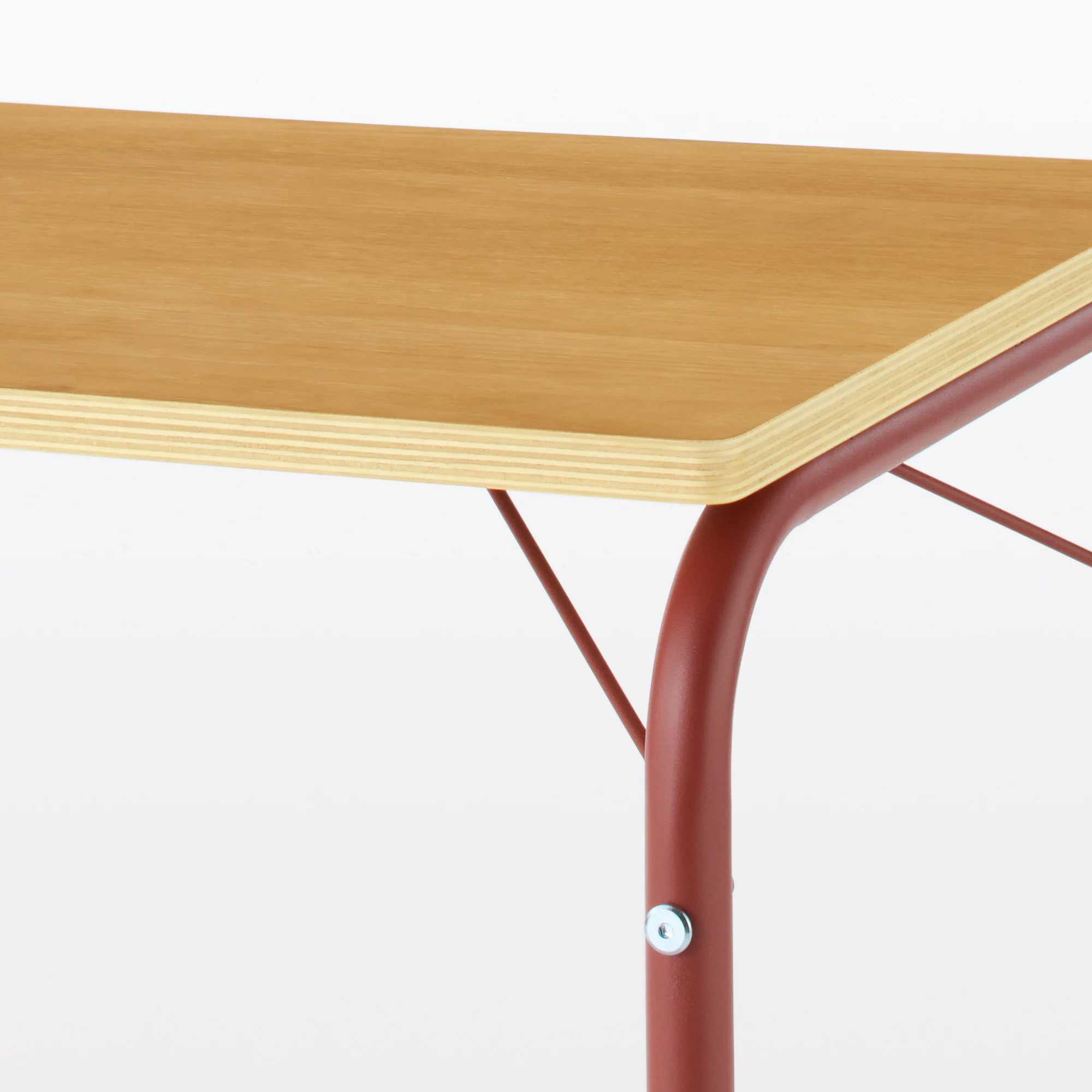 Steel Pipe Table - Burgundy - Image 6