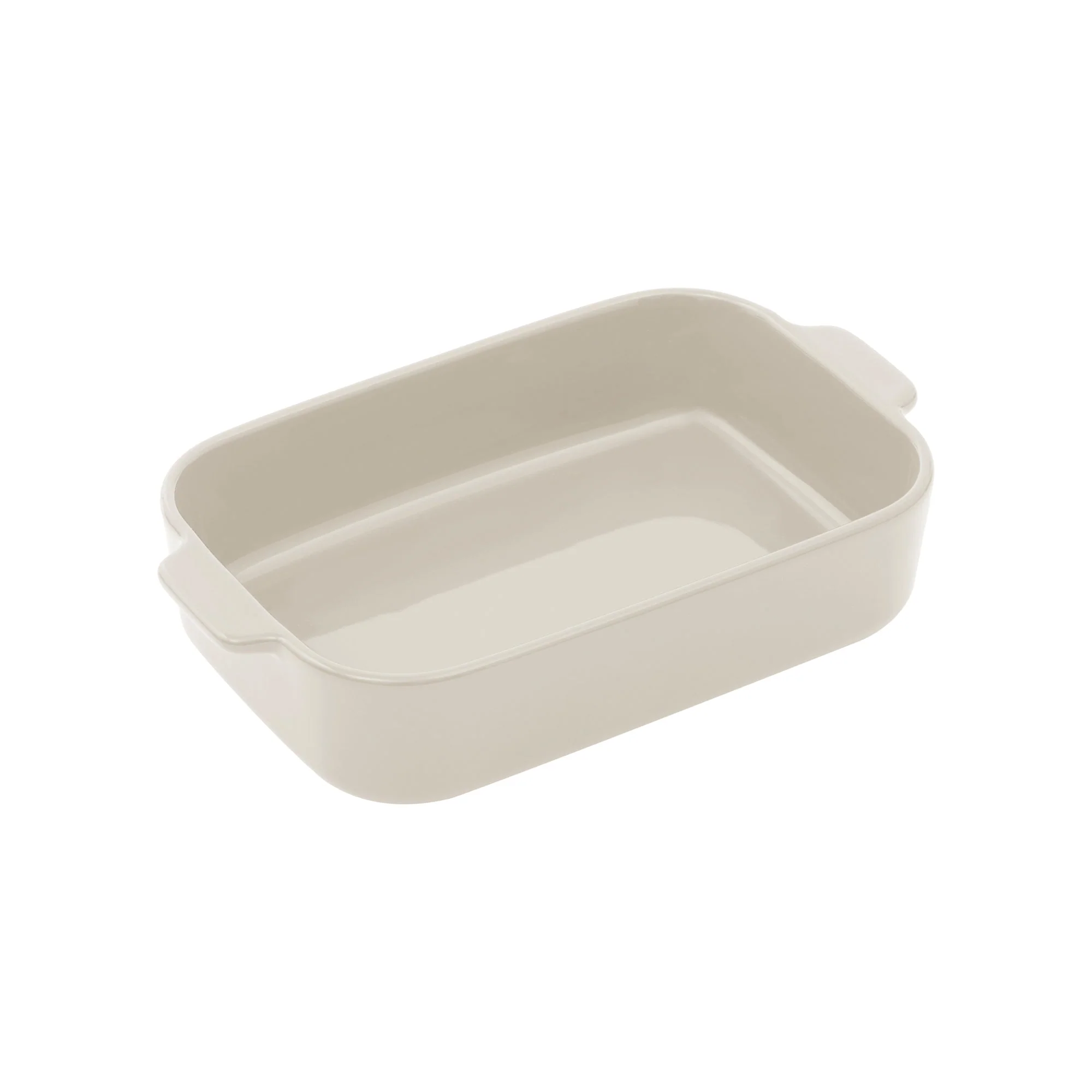 Stoneware Baking Dish Oven Tray - Grey Beige