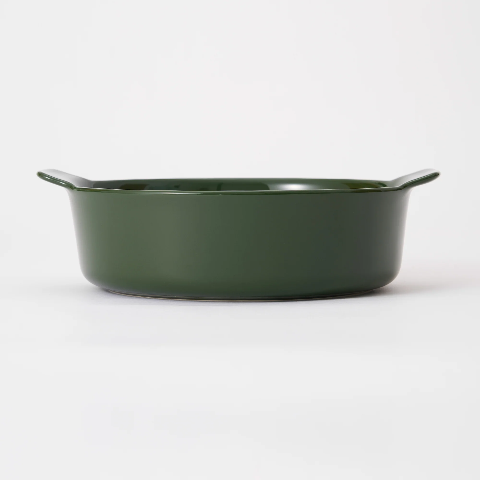 Stoneware Bowl (Dia. 20.9 cm) - Dark Green - Image 2