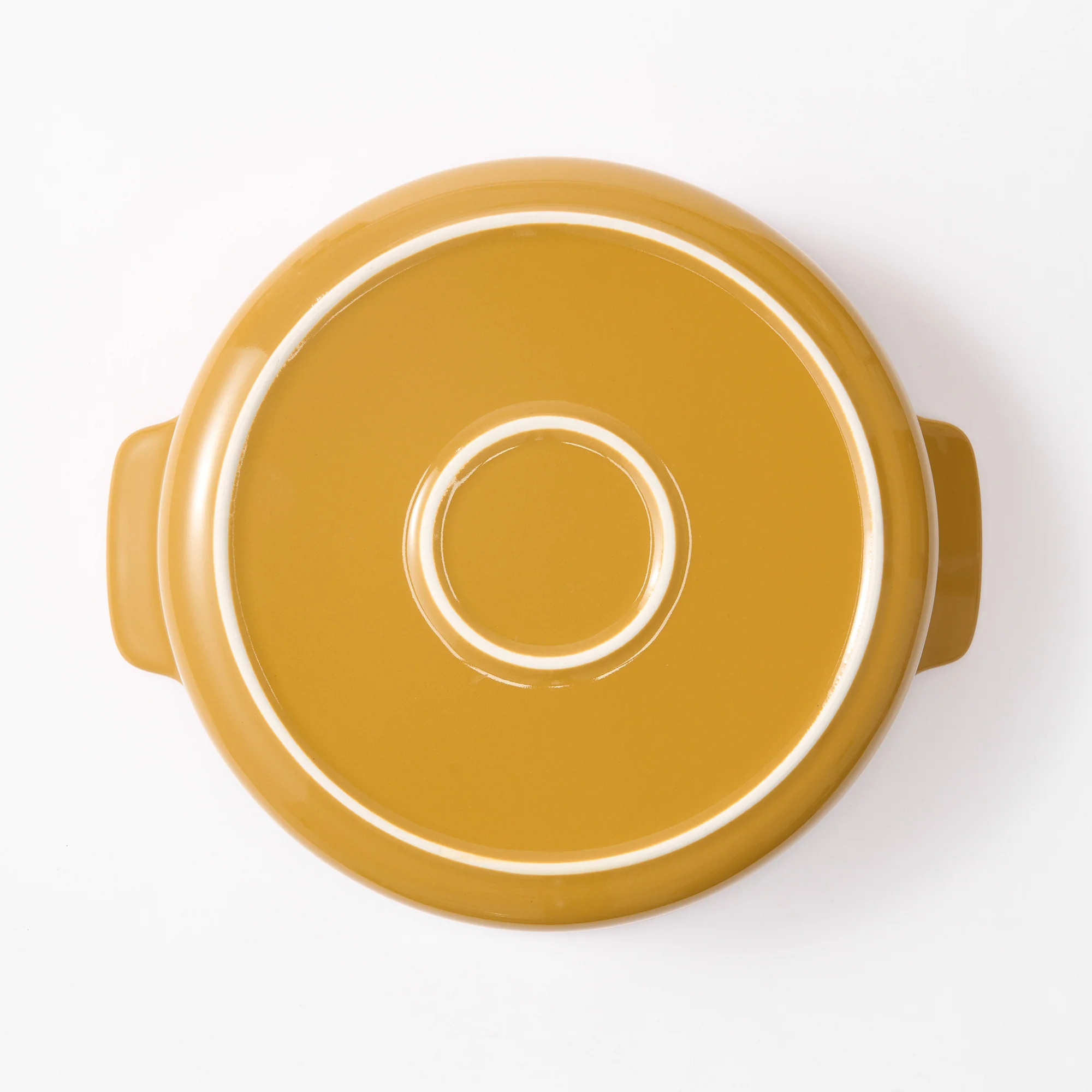 Stoneware Bowl (Dia. 20.9 cm) - Mustard Yellow - Image 4